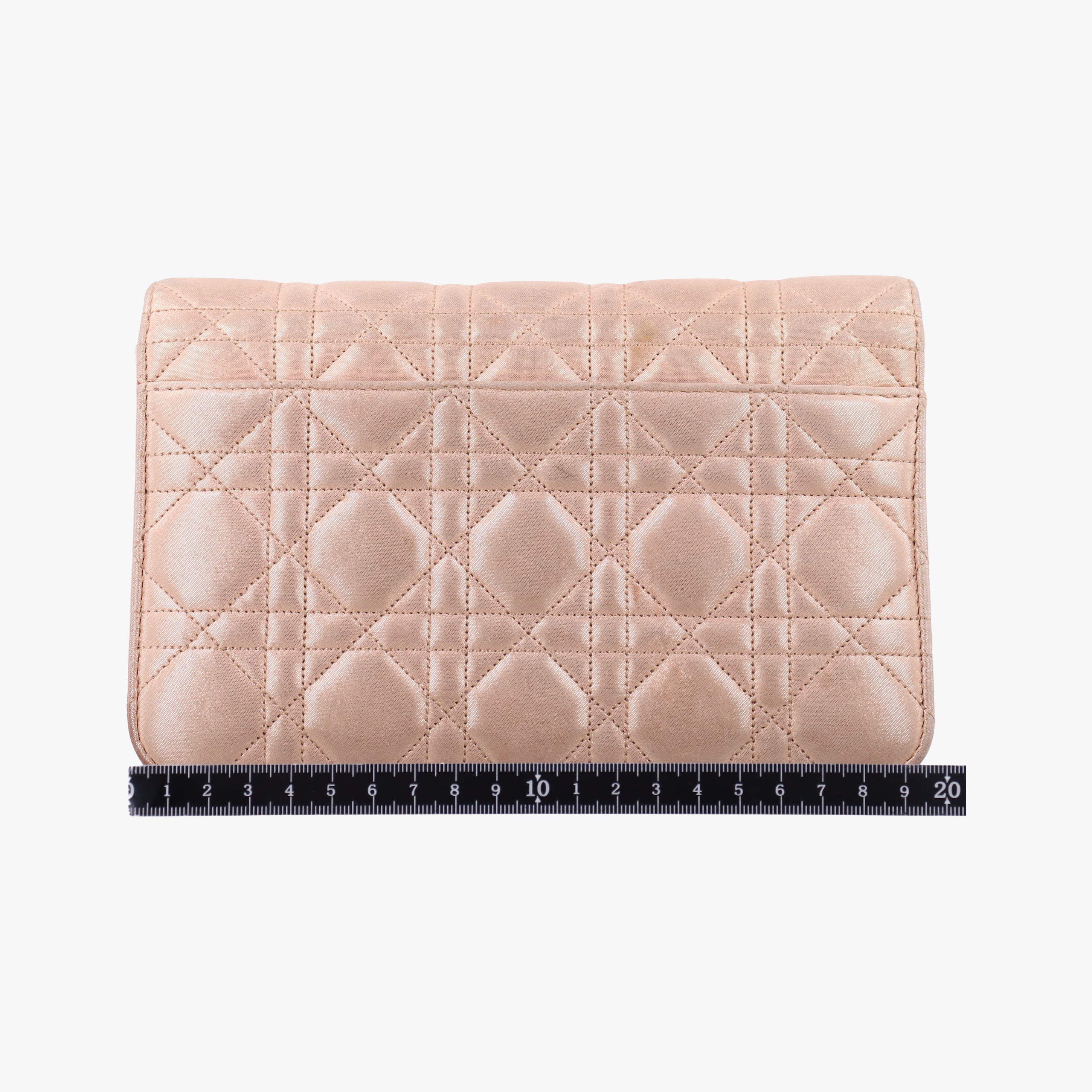 Pre-owned Christian Dior Miss Dior Golden Leather  shoulderbag | stylenewstar