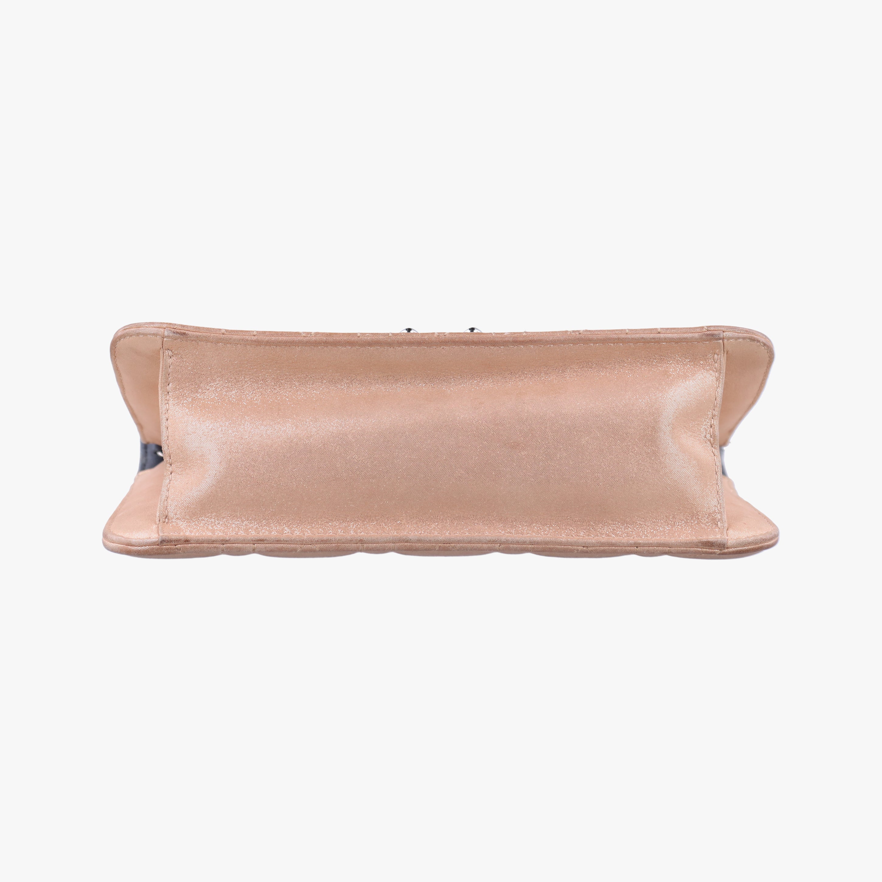 Pre-owned Christian Dior Miss Dior Golden Leather  shoulderbag | stylenewstar