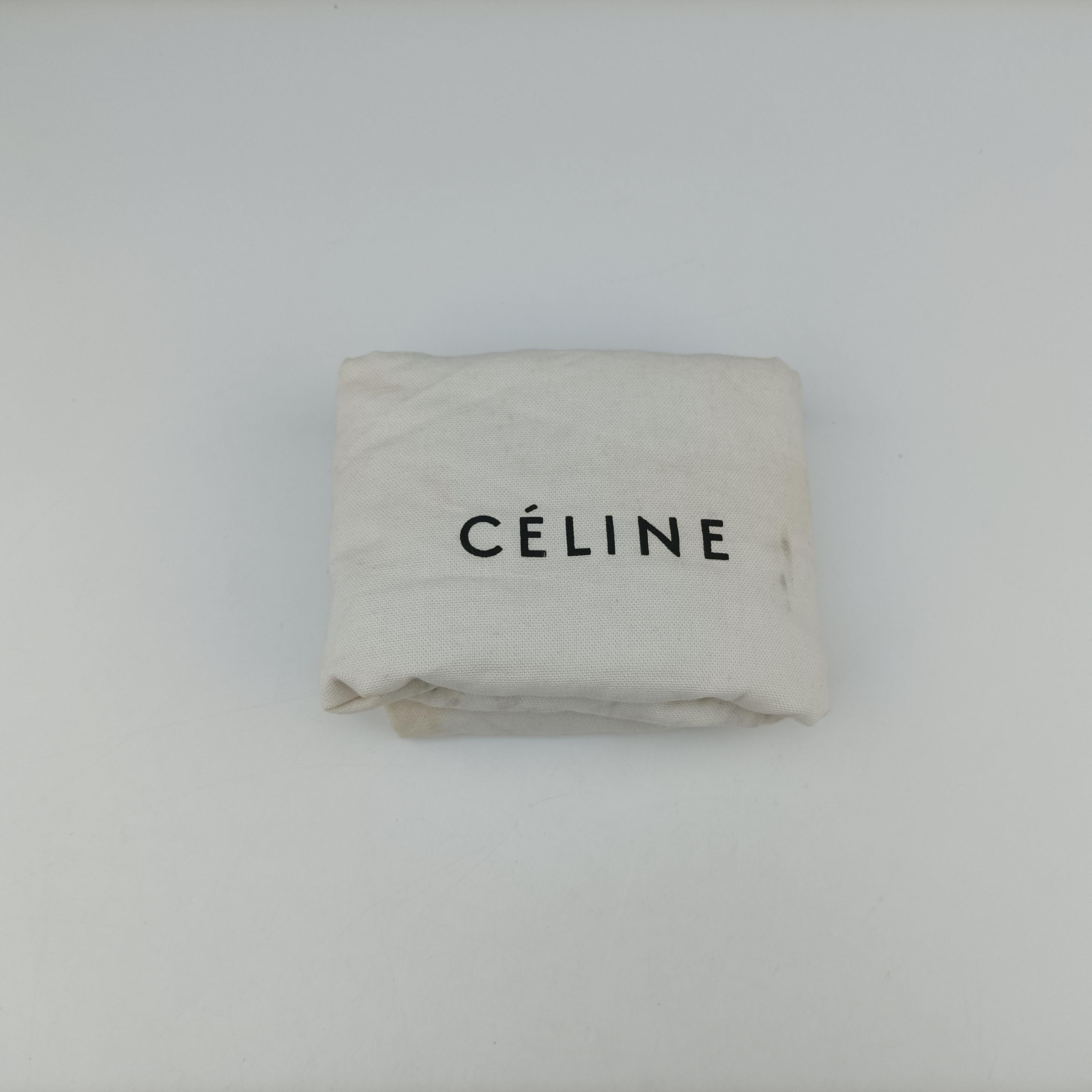 Pre-owned Celine Luggage Mini Shopper Beige×white×black Suede × Leather  handbag | stylenewstar
