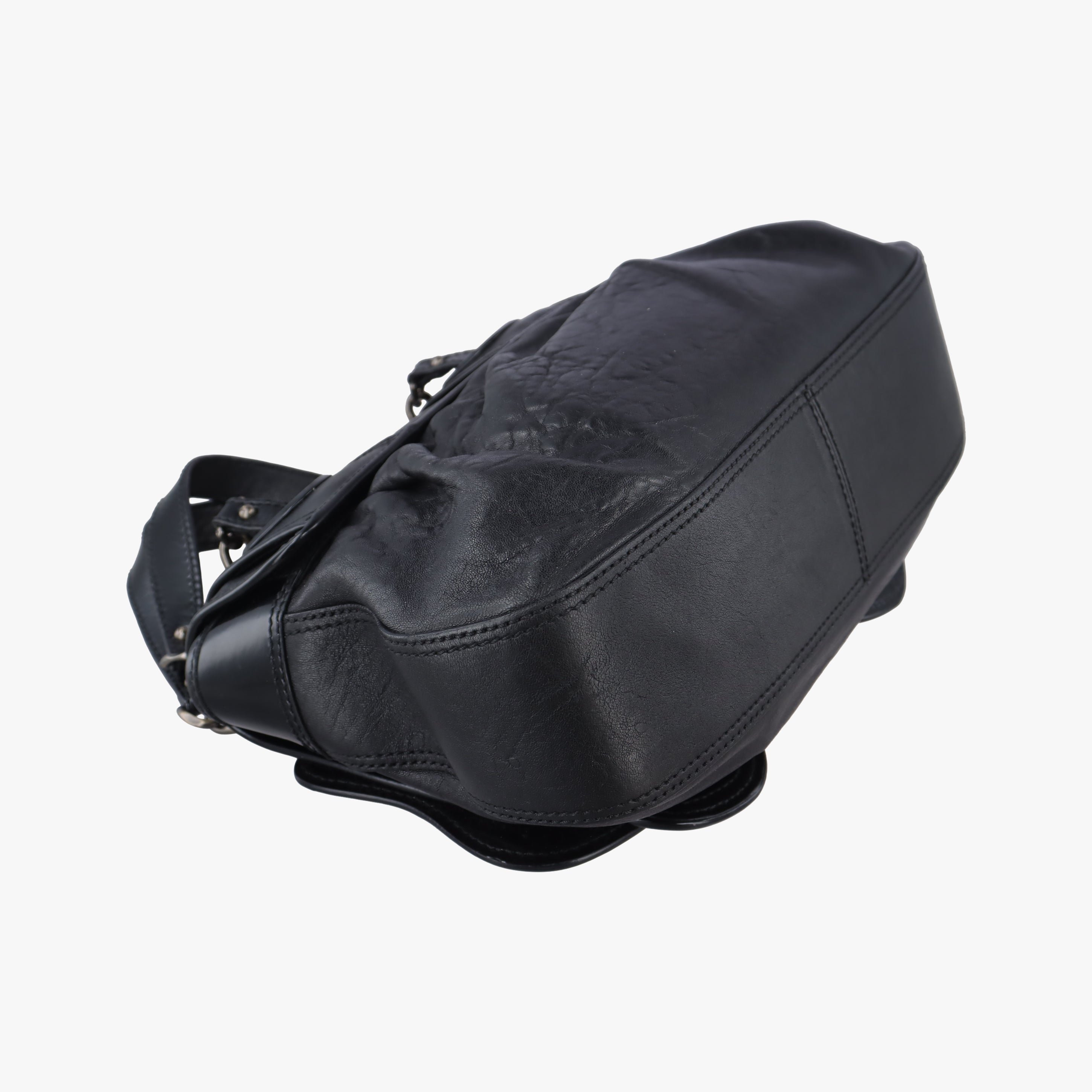 Pre-owned Fendi B Bag Black Leather  shoulderbag | stylenewstar