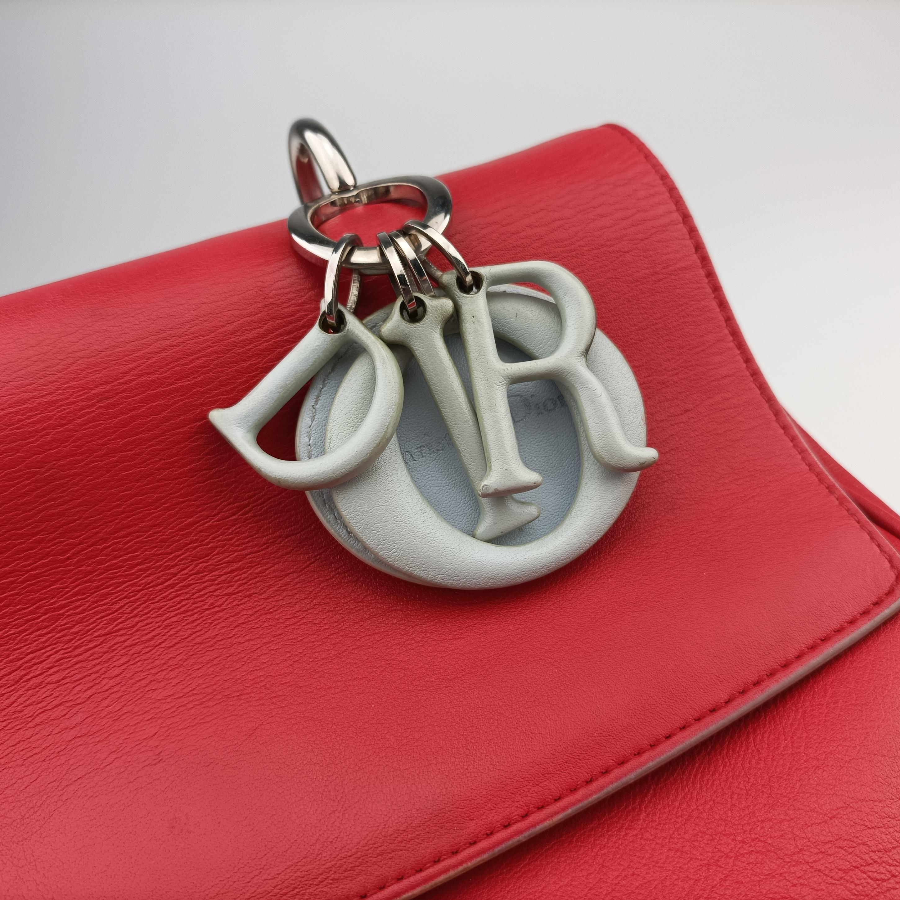 Vintage Christian Dior Be Dior Red Leather  shoulderbag | stylenewstar