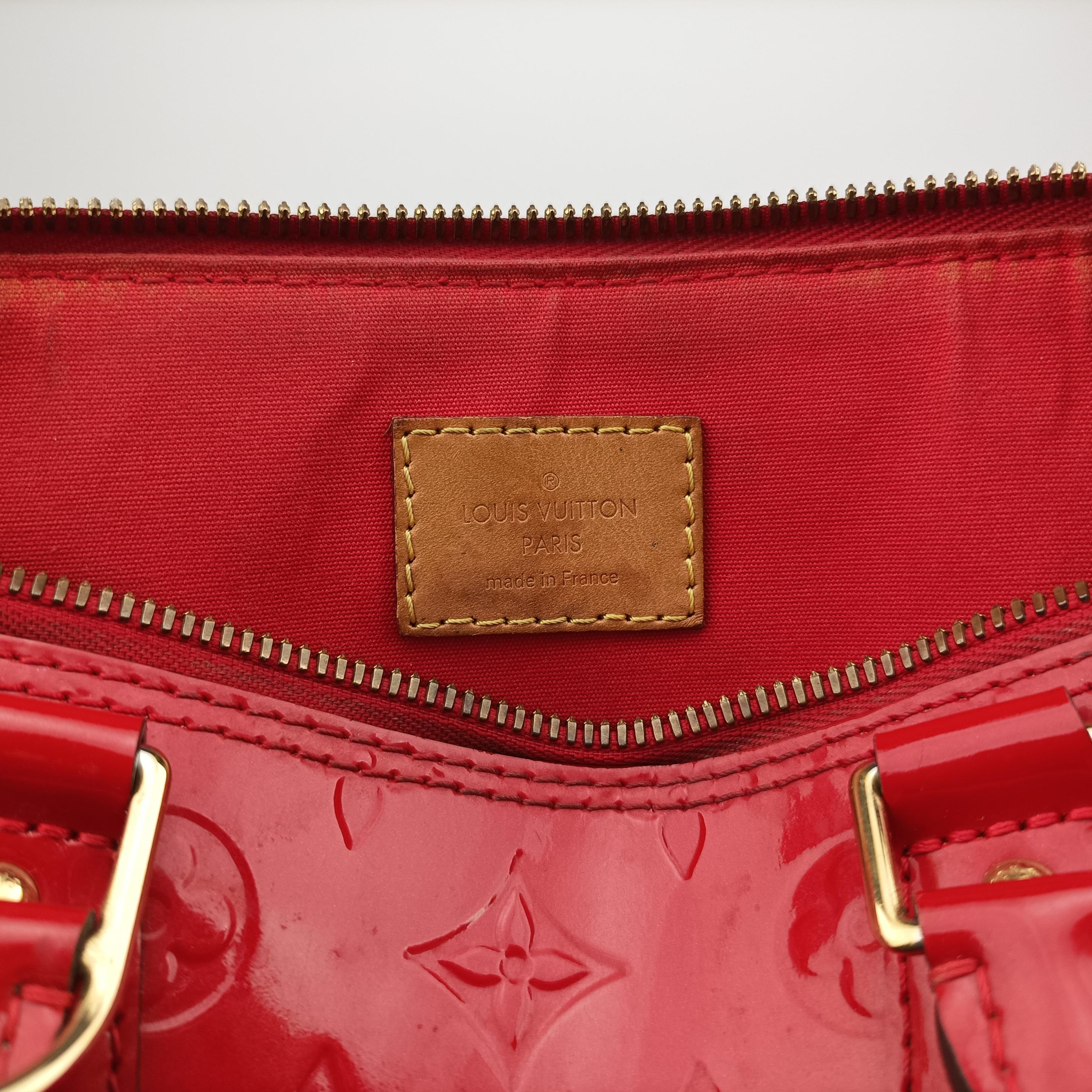 Pre-owned Louis Vuitton Alma PM pomme d'amour Vernis M90096 SN2133 pomme d'amour Vernis M90096 handbag | stylenewstar