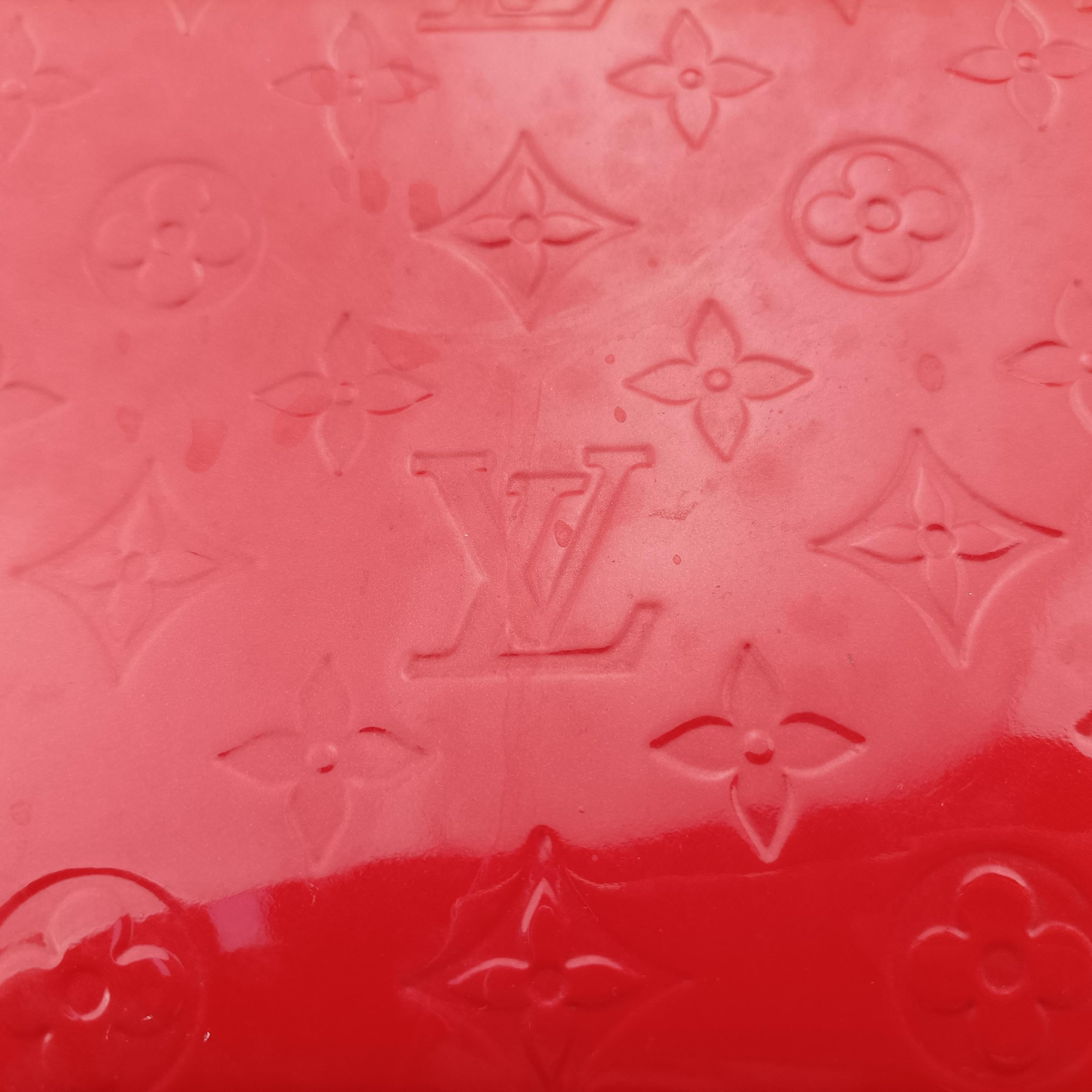 Pre-owned Louis Vuitton Alma PM pomme d'amour Vernis M90096 SN2133 pomme d'amour Vernis M90096 handbag | stylenewstar