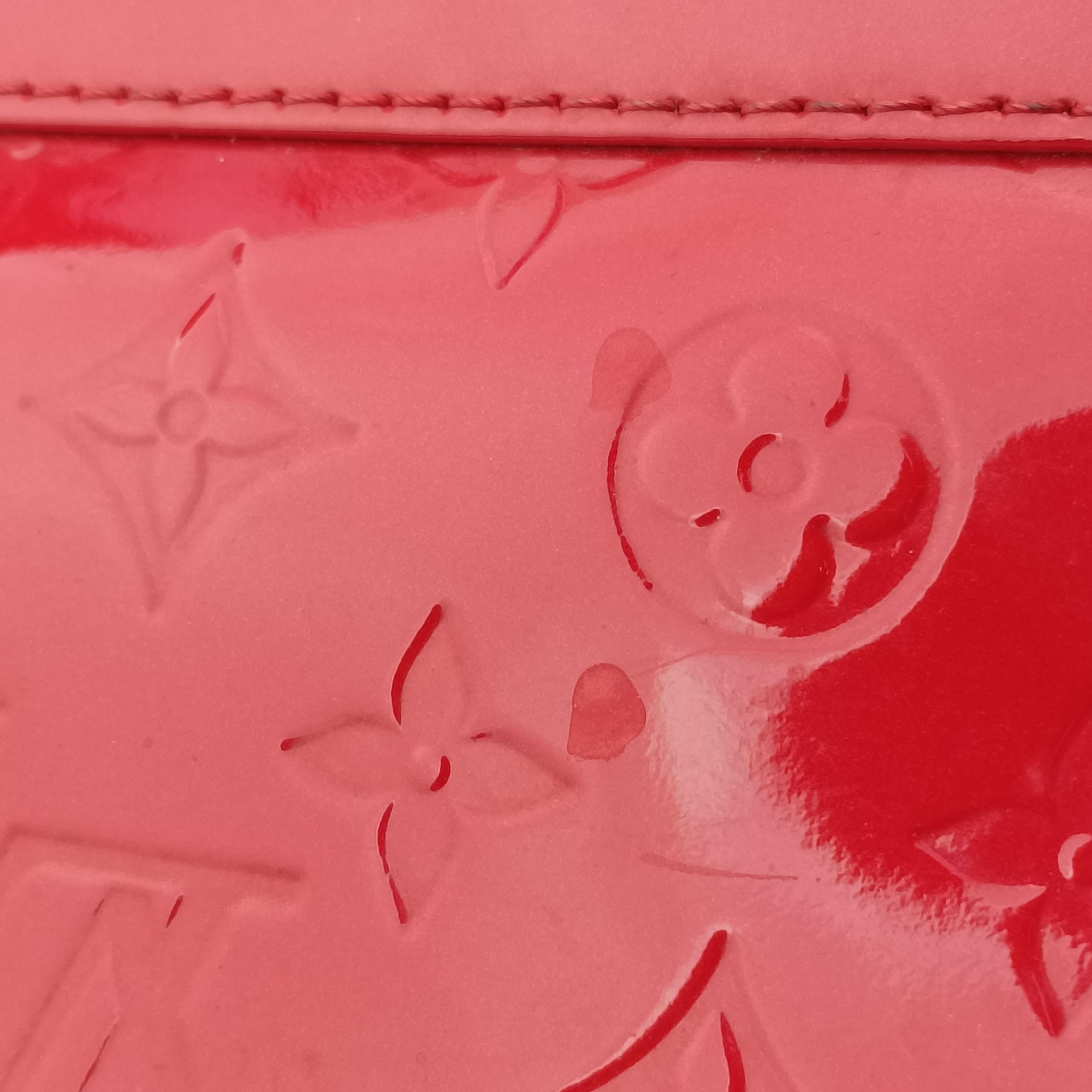 Pre-owned Louis Vuitton Alma PM pomme d'amour Vernis M90096 SN2133 pomme d'amour Vernis M90096 handbag | stylenewstar
