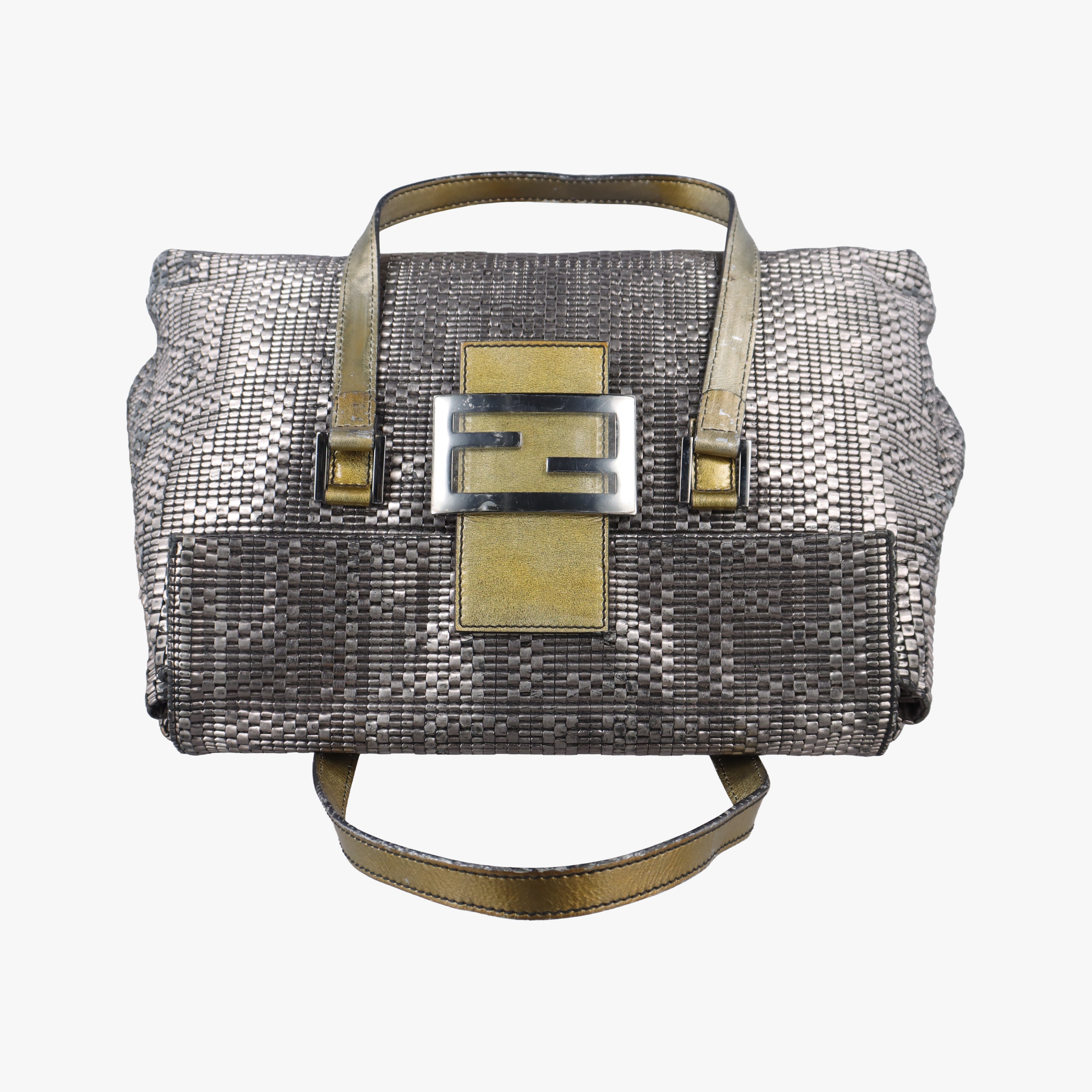 Pre-owned Fendi Zucchino Multicolour PVC coated canvas 8BN188 handbag | stylenewstar
