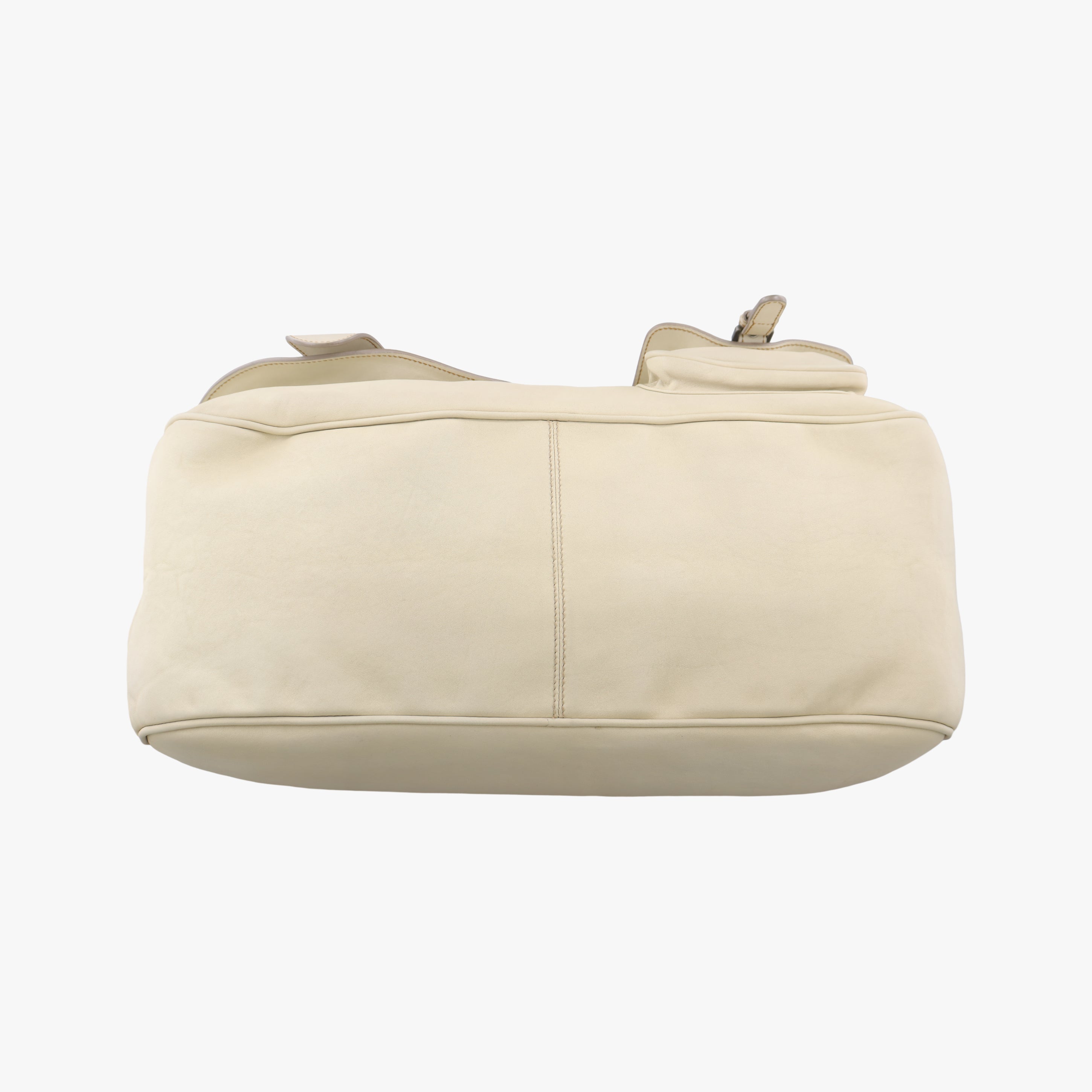 Pre-owned Christian Dior Gaucho White Leather  handbag | stylenewstar
