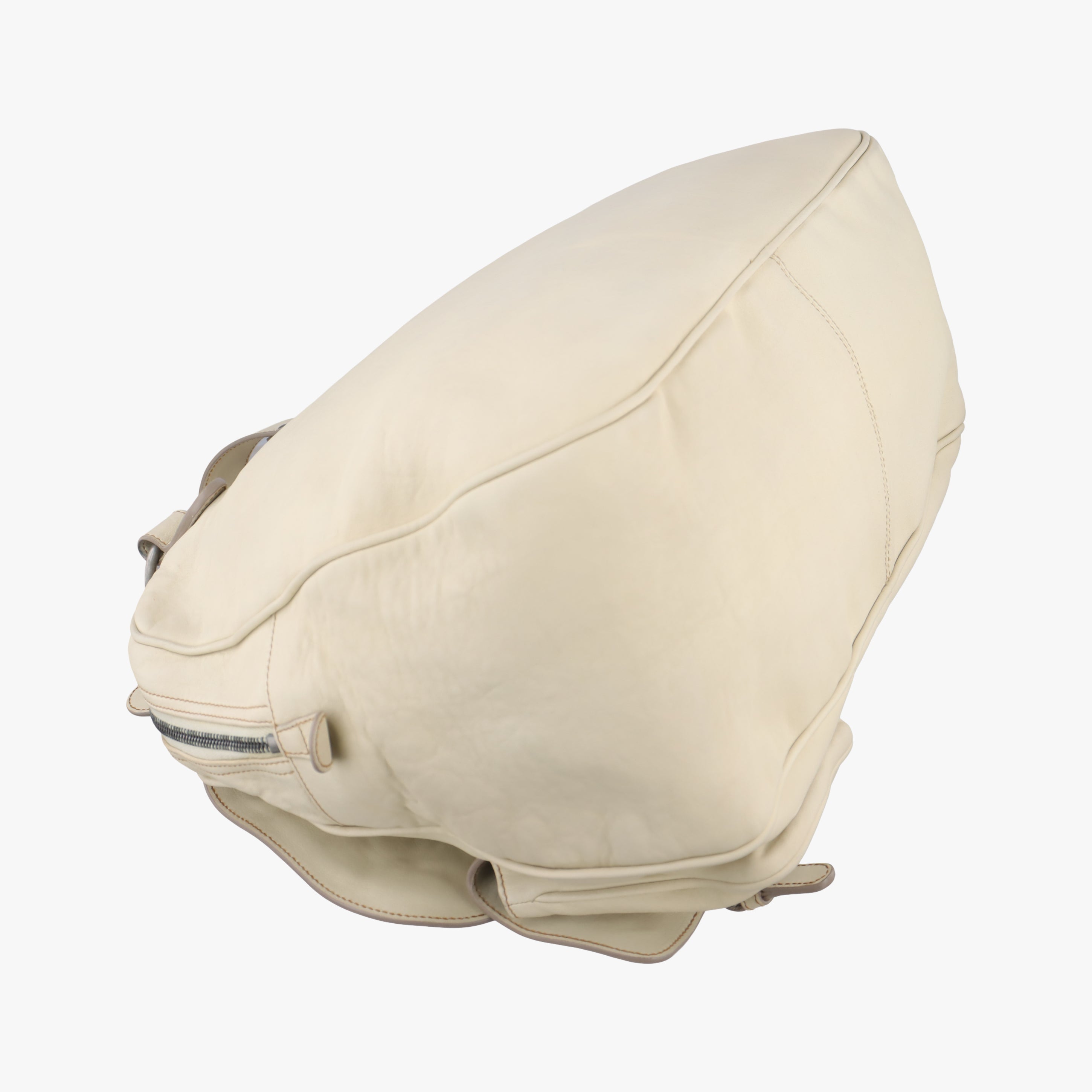 Pre-owned Christian Dior Gaucho White Leather  handbag | stylenewstar