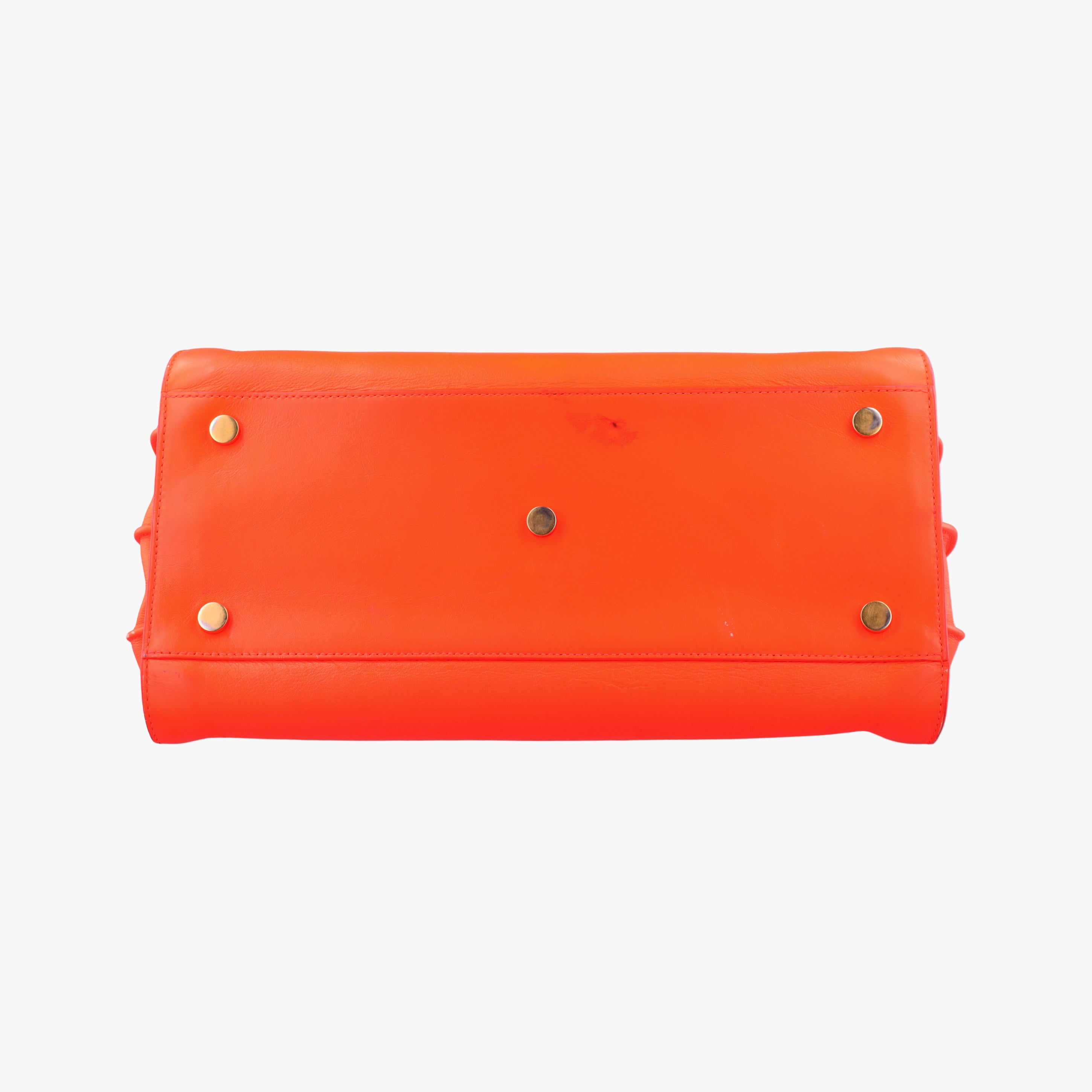 Pre-owned Yves Saint Laurent SAC DE JOUR Orange Leather 324823 shoulderbag | stylenewstar