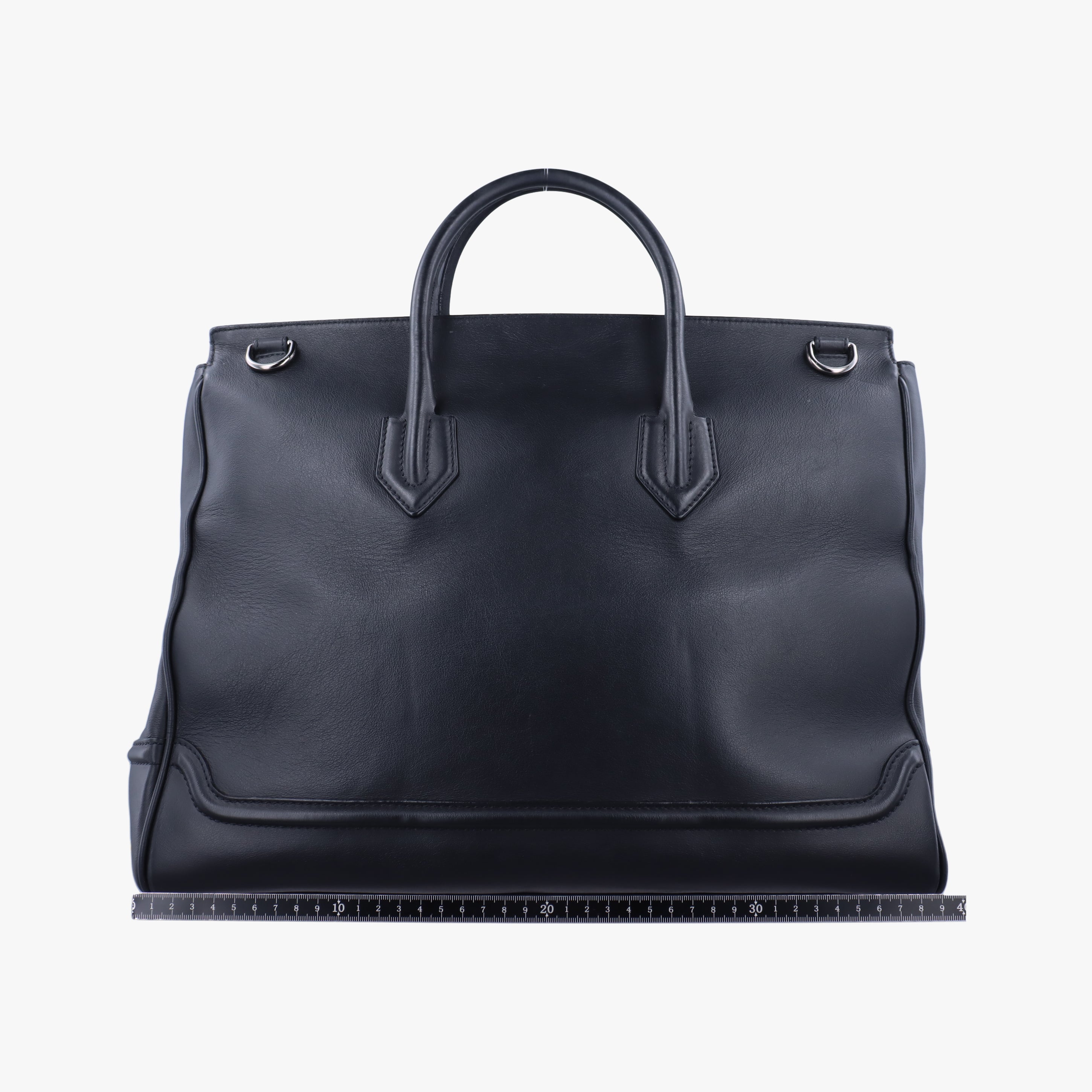 Pre-owned VERSACE Palazzo Empire Black Leather  shoulderbag | stylenewstar
