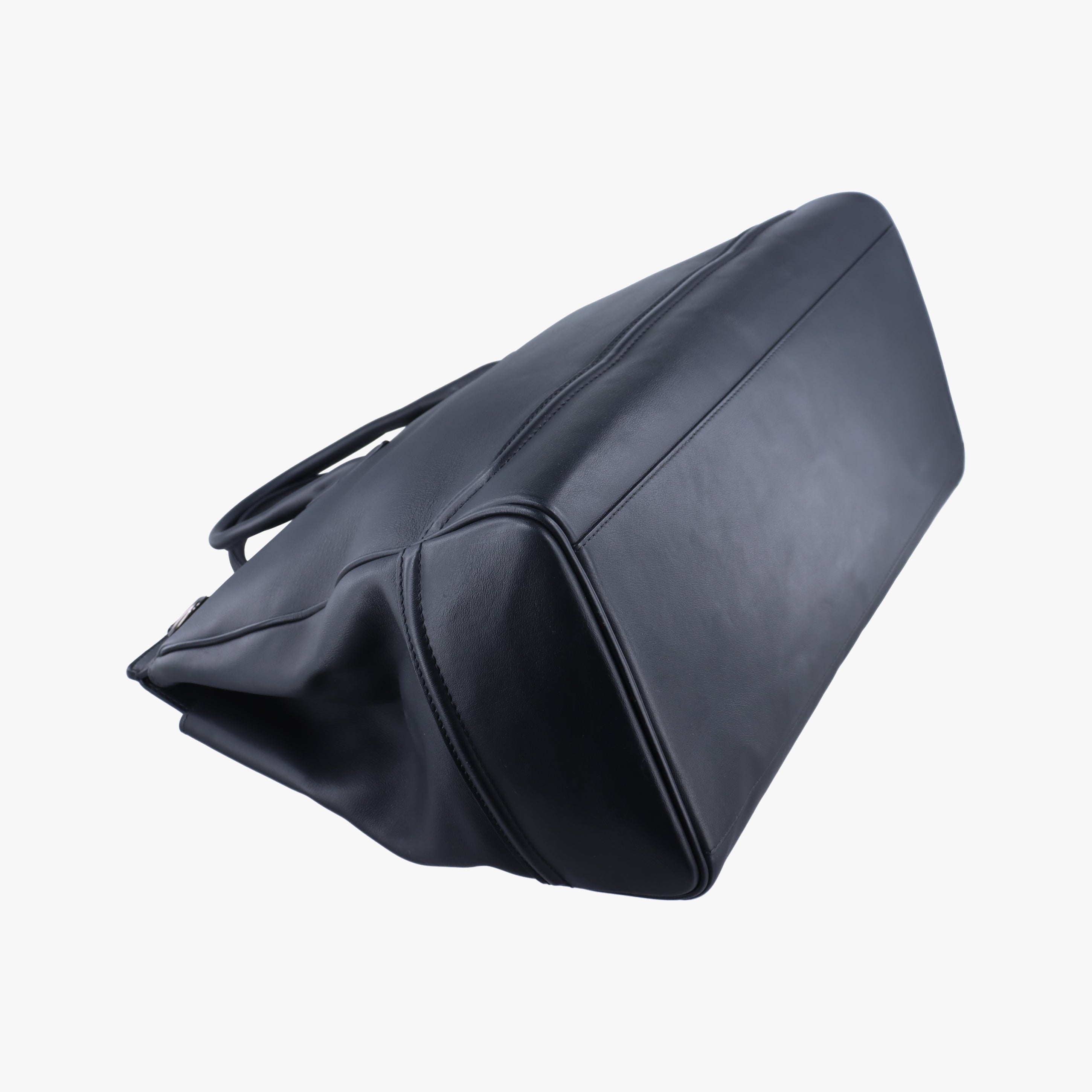 Pre-owned VERSACE Palazzo Empire Black Leather  shoulderbag | stylenewstar