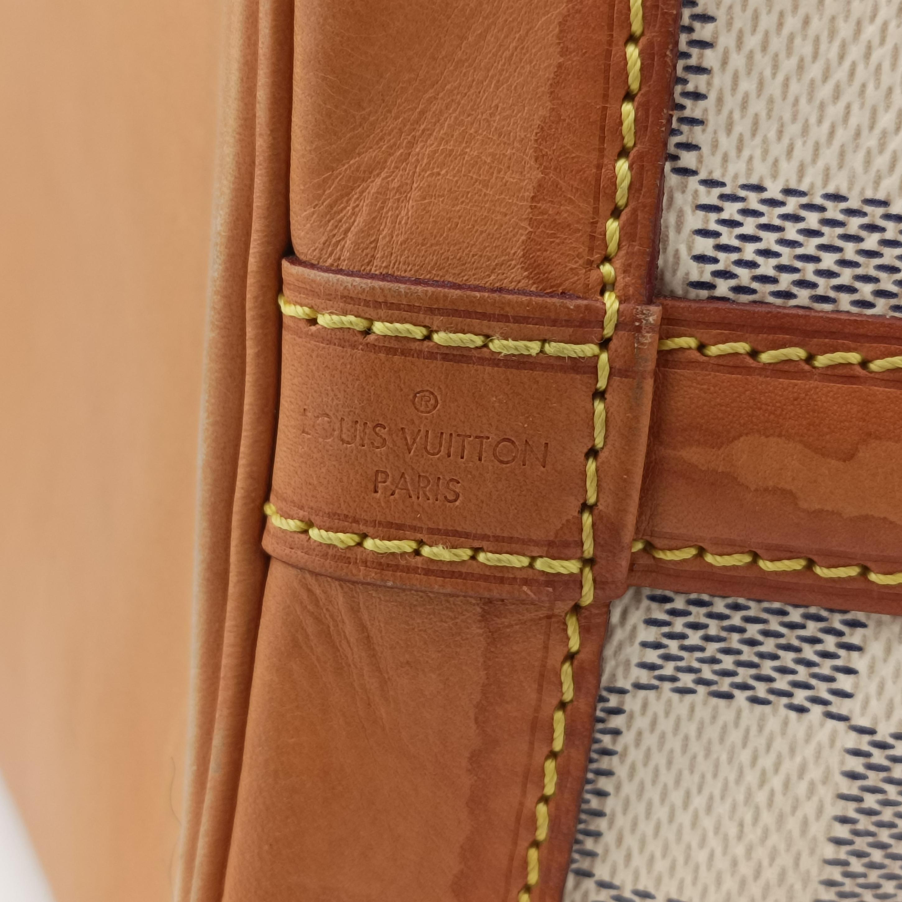 Pre-owned Louis Vuitton NOé BB AZUR Damier Canvas N41220 shoulderbag | stylenewstar