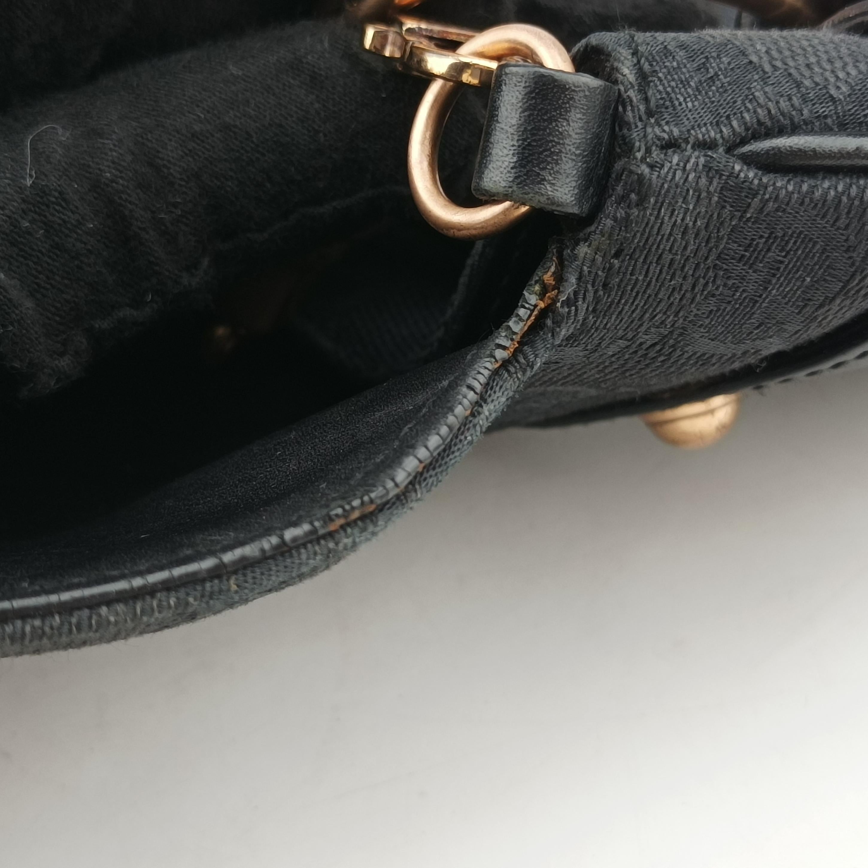 Pre-owned Gucci Horsebit Multicolour Canvas 129497 shoulderbag | stylenewstar