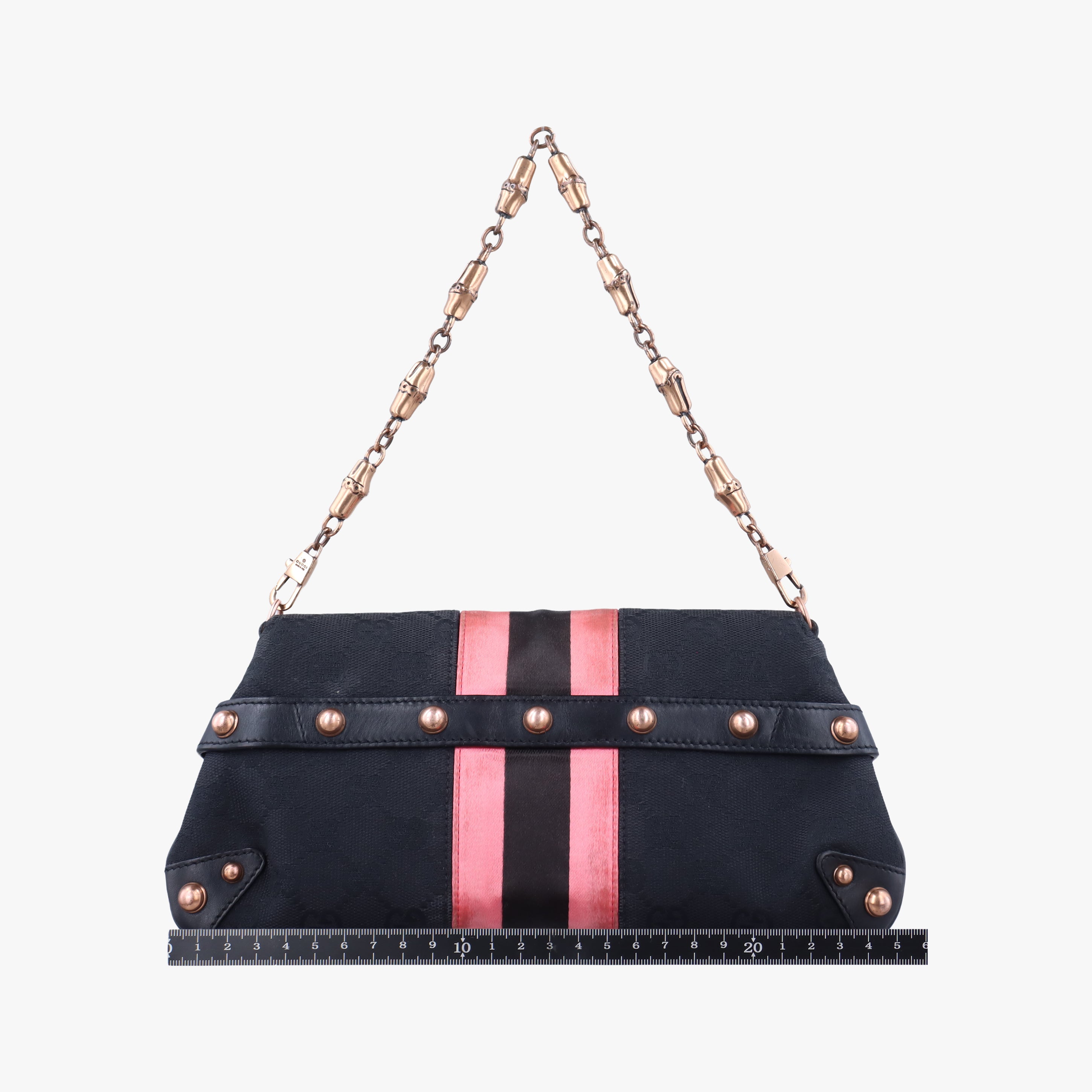 Pre-owned Gucci Horsebit Multicolour Canvas 129497 shoulderbag | stylenewstar