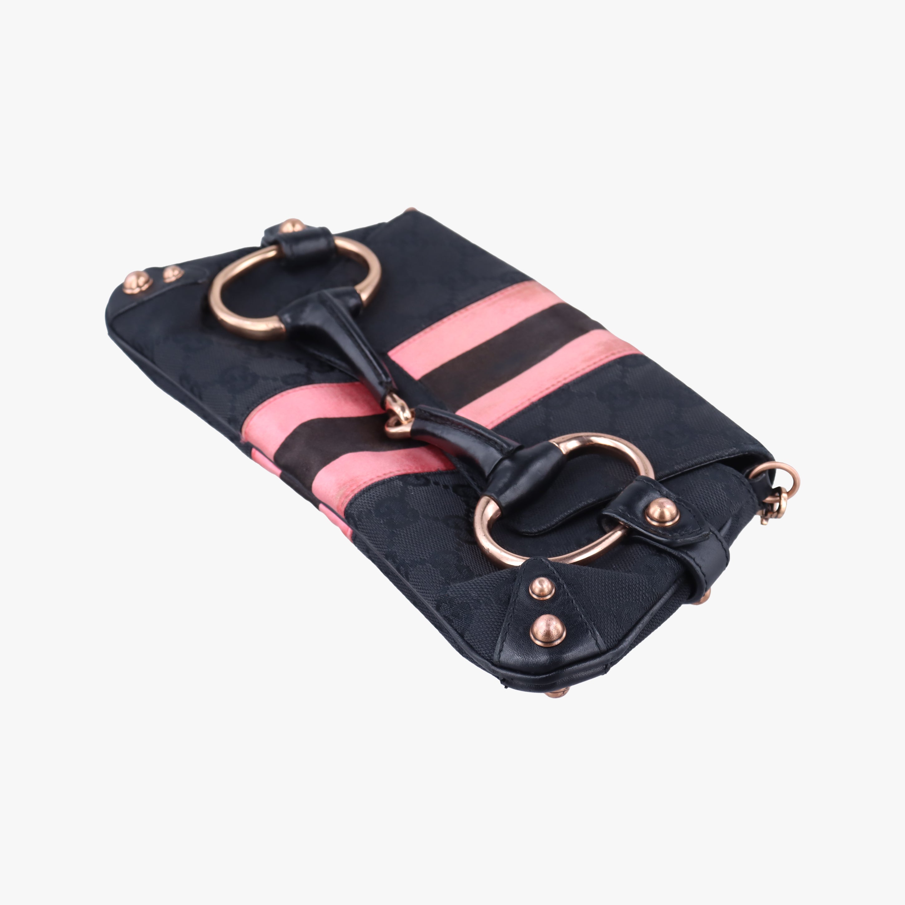 Pre-owned Gucci Horsebit Multicolour Canvas 129497 shoulderbag | stylenewstar