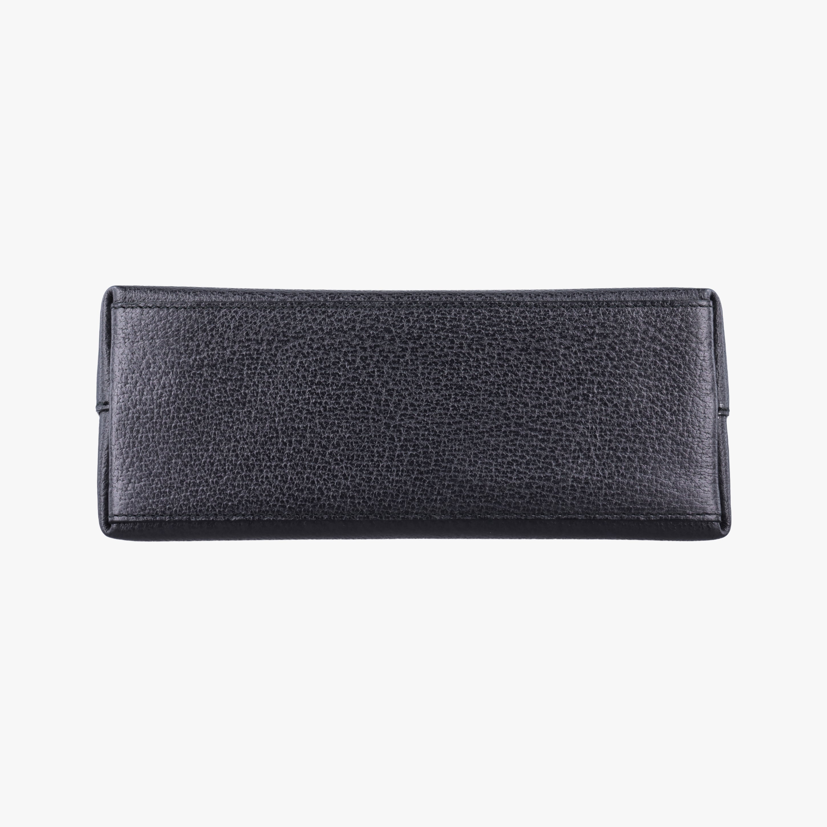 Secondhand Gucci bamboo Black Leather 001.10 handbag | stylenewstar
