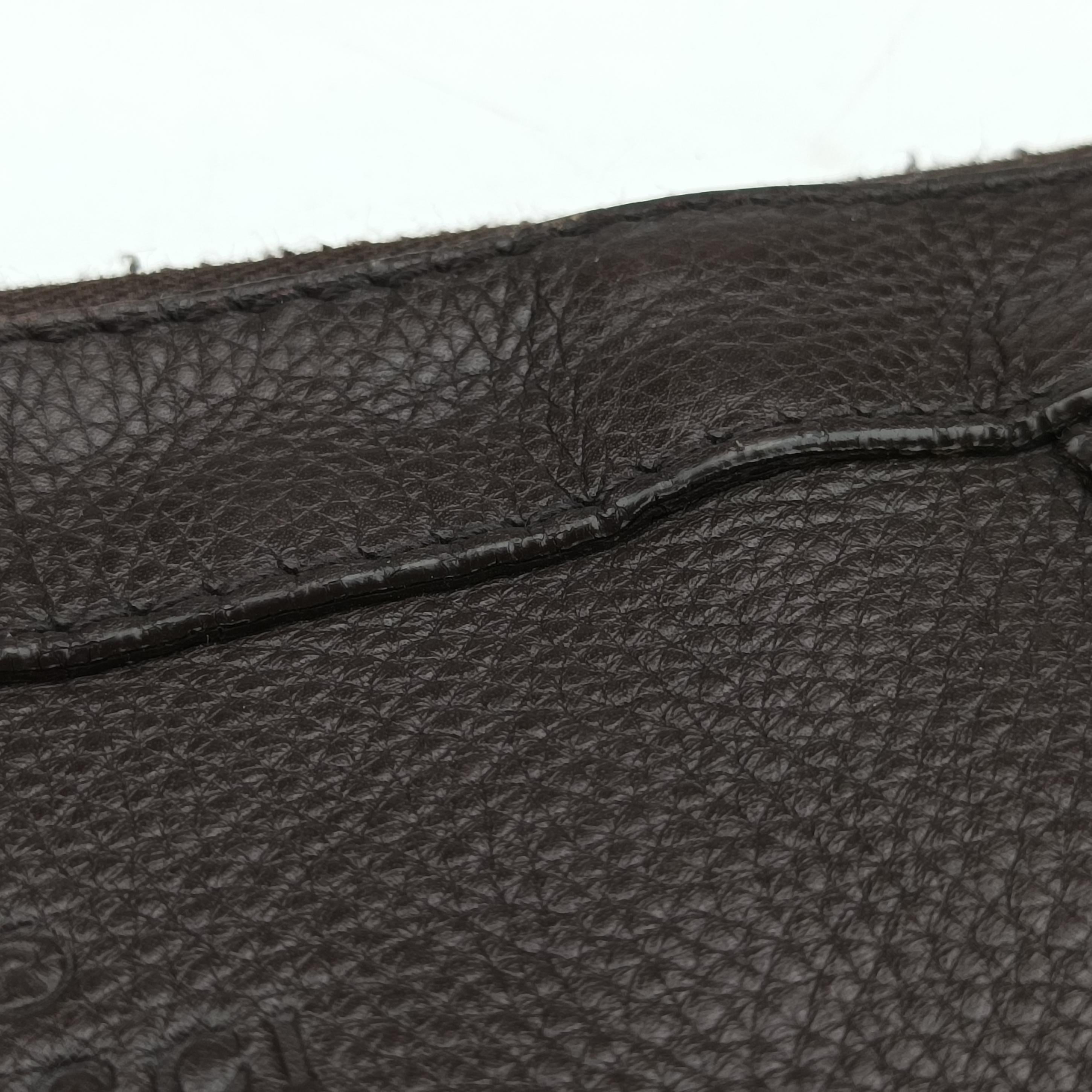 Pre-owned Gucci Messenger  logo Brown Leather 233329 shoulderbag | stylenewstar