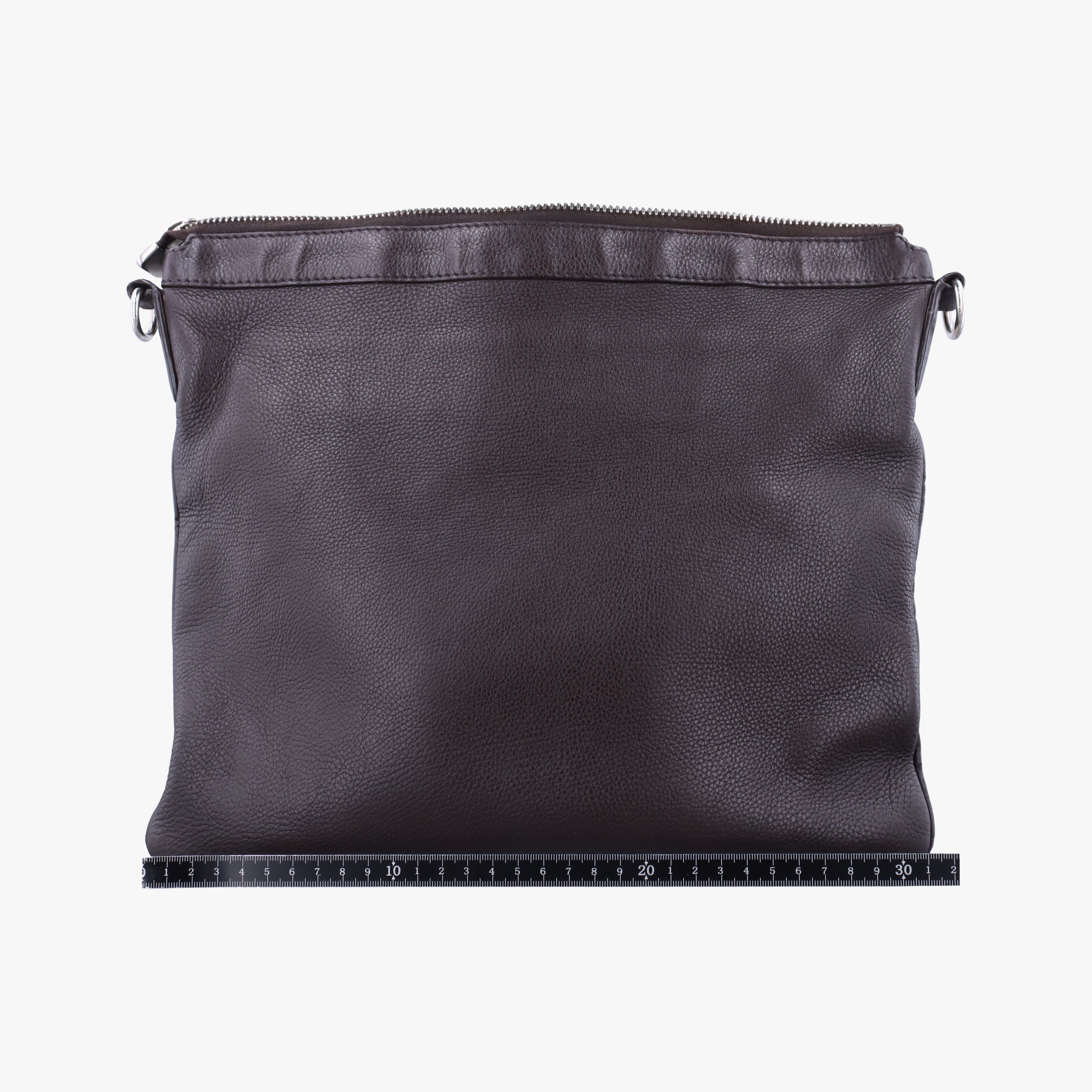 Pre-owned Gucci Messenger  logo Brown Leather 233329 shoulderbag | stylenewstar
