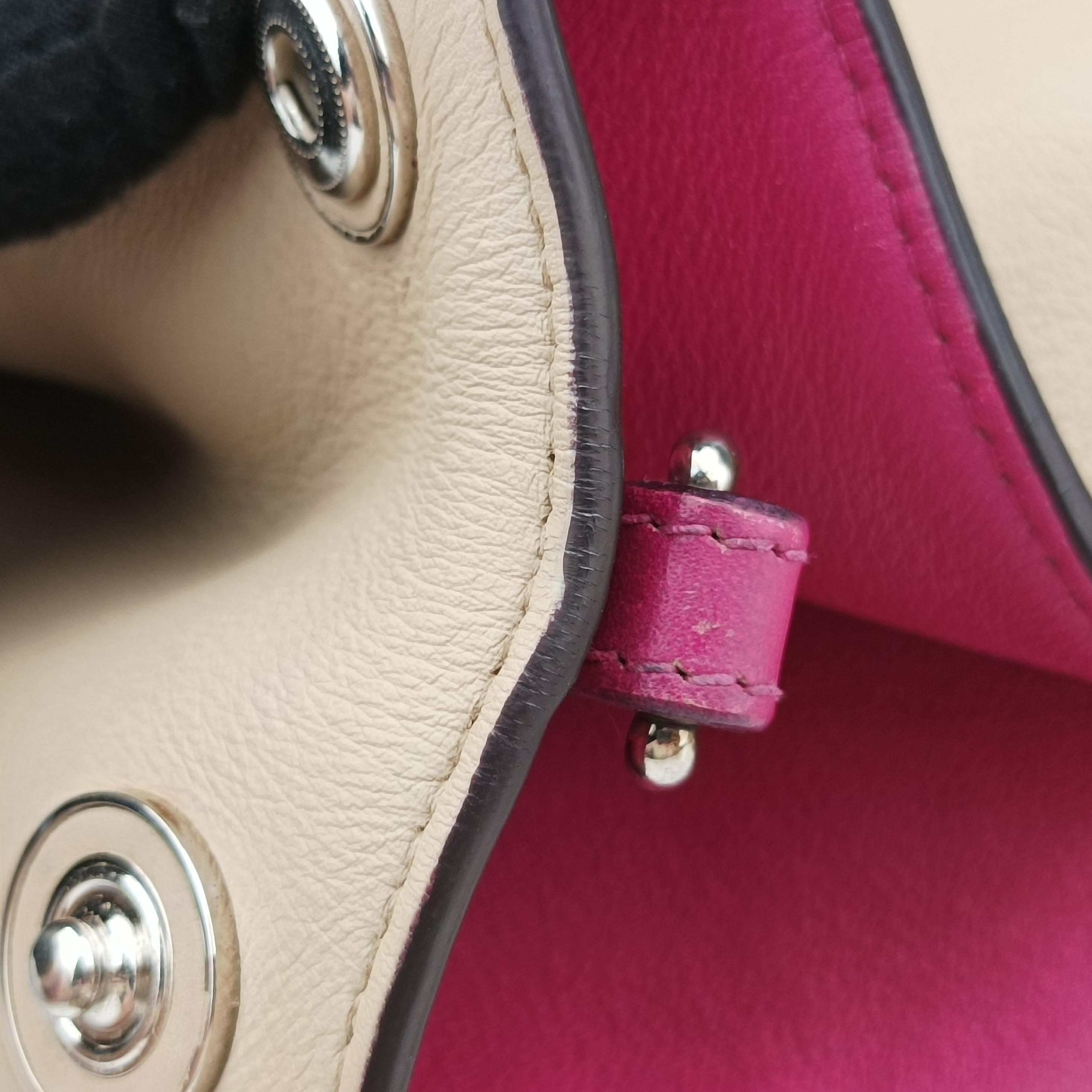 Pre-owned Christian Dior Diorissimo Beige Leather  shoulderbag | stylenewstar
