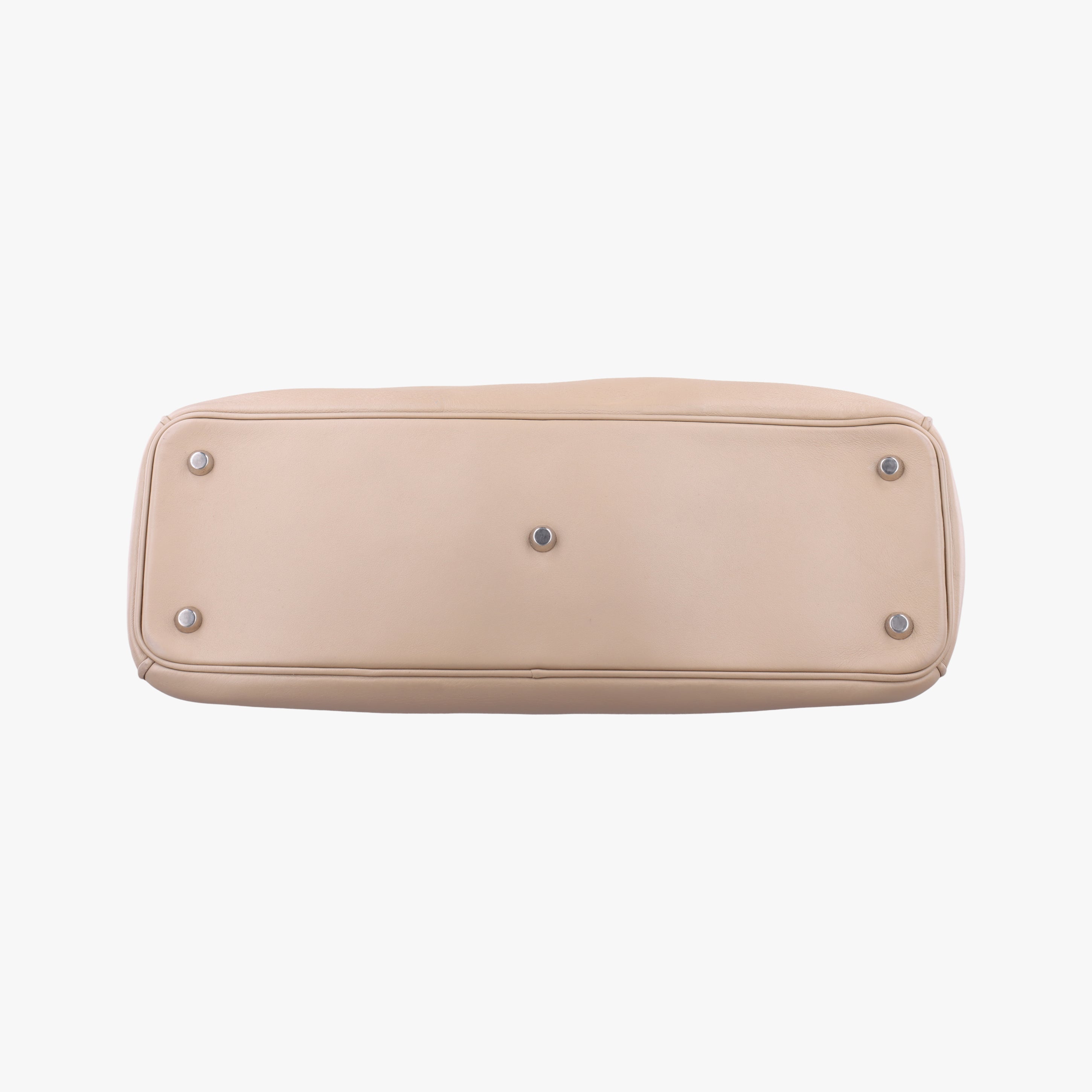 Pre-owned Christian Dior Diorissimo Beige Leather  shoulderbag | stylenewstar