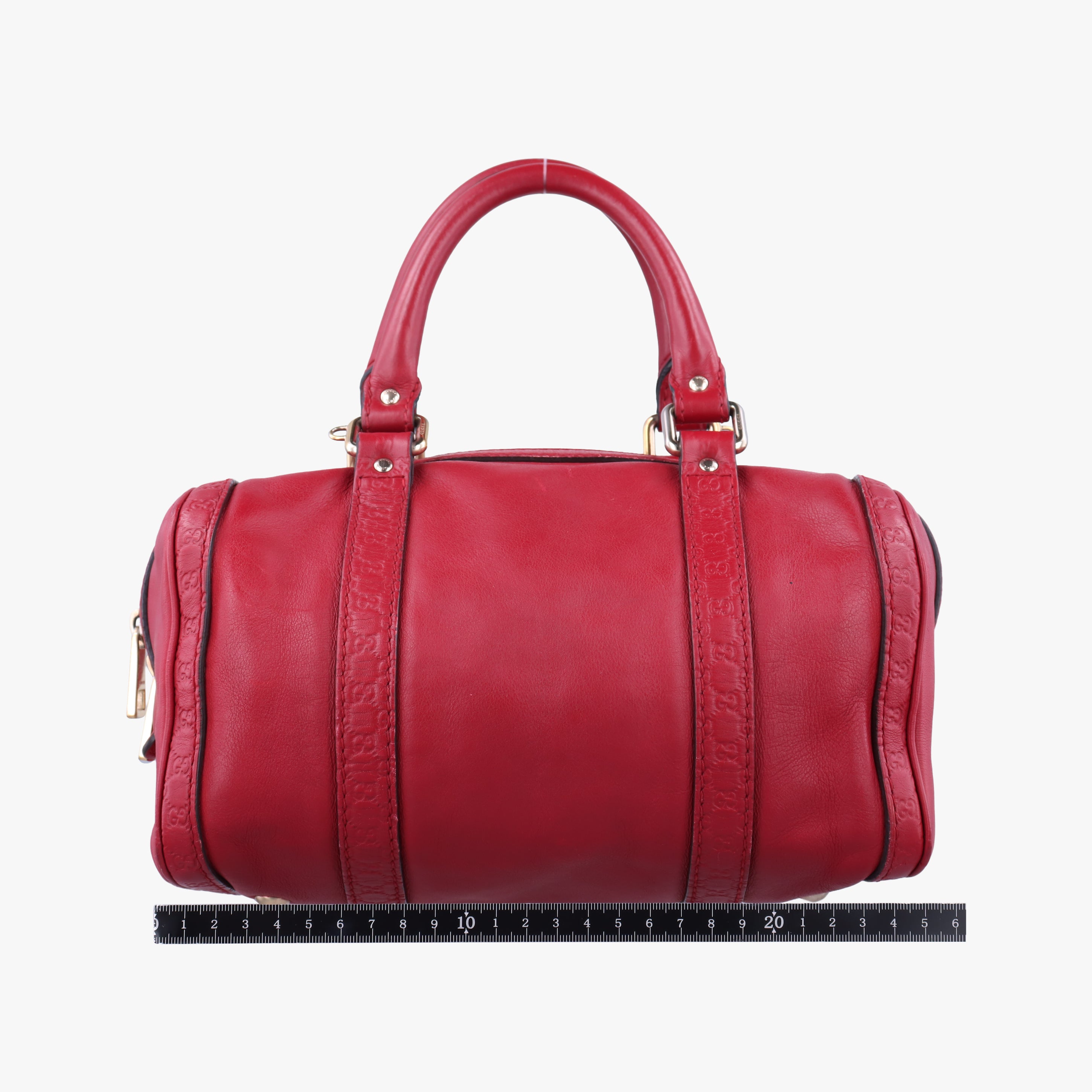 Pre-owned Gucci Sherry Line Red Leather 269876 shoulderbag | stylenewstar