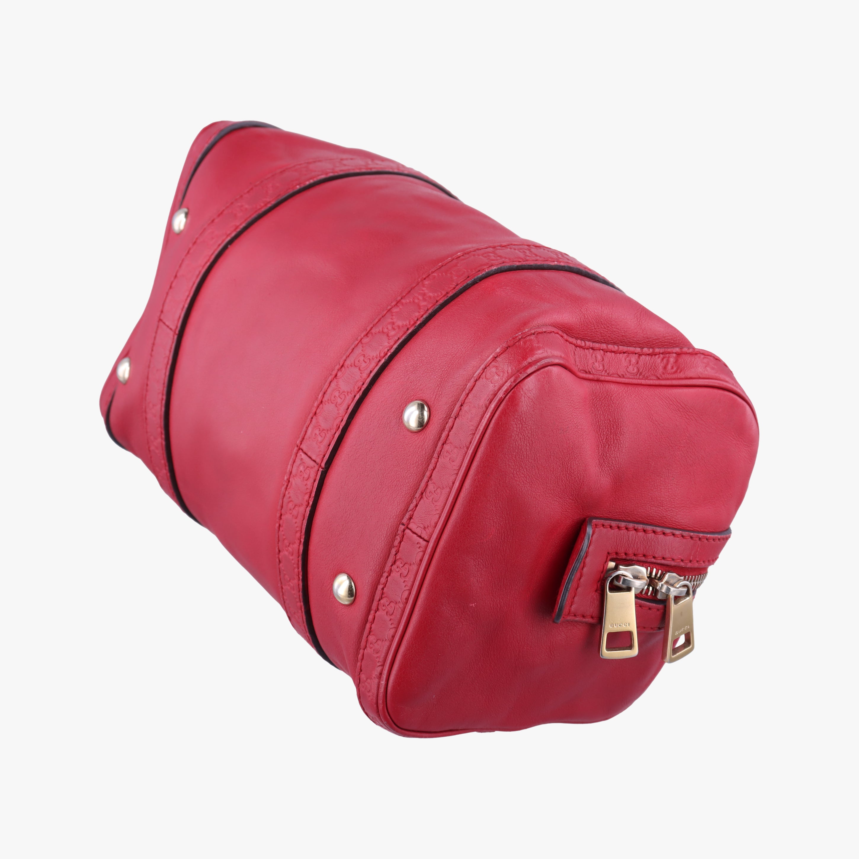 Pre-owned Gucci Sherry Line Red Leather 269876 shoulderbag | stylenewstar