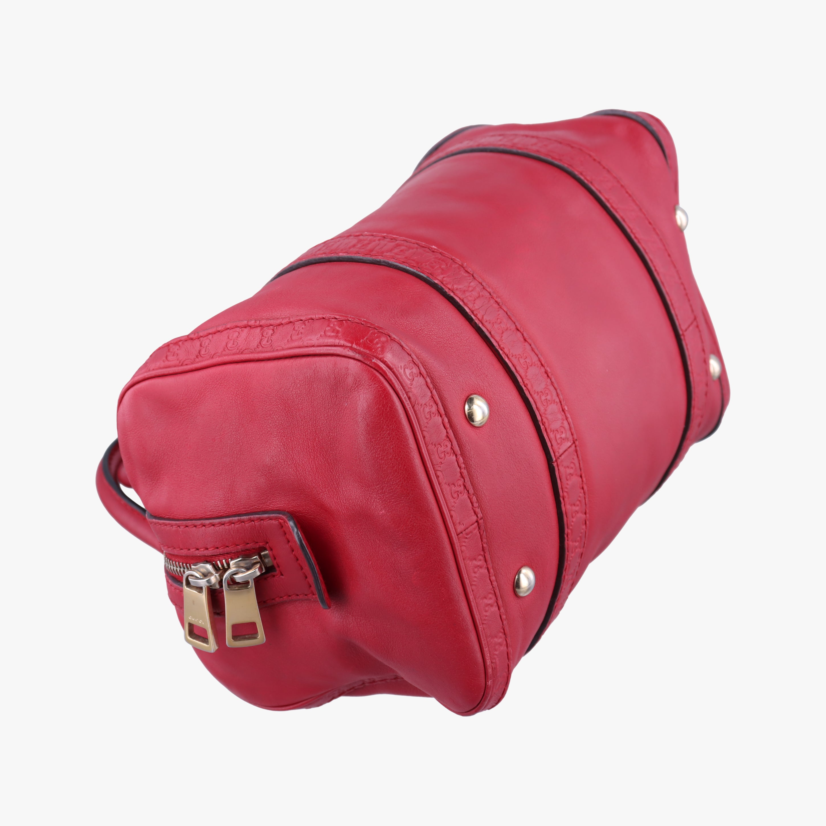 Pre-owned Gucci Sherry Line Red Leather 269876 shoulderbag | stylenewstar