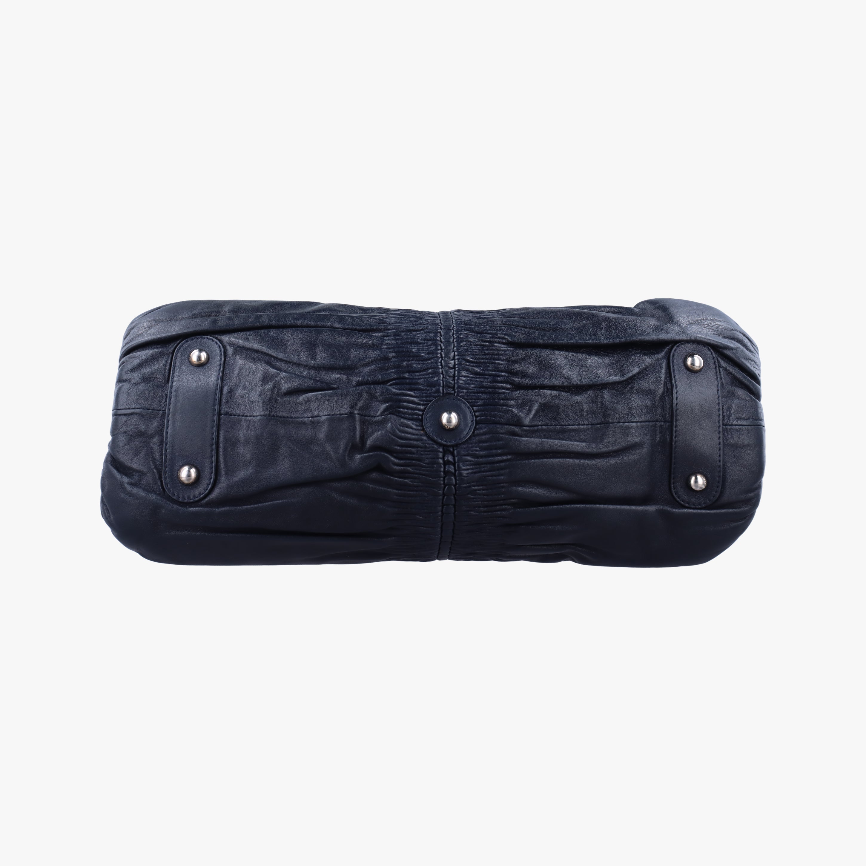 Pre-owned Christian Dior Granville Navy lambskin  handbag | stylenewstar