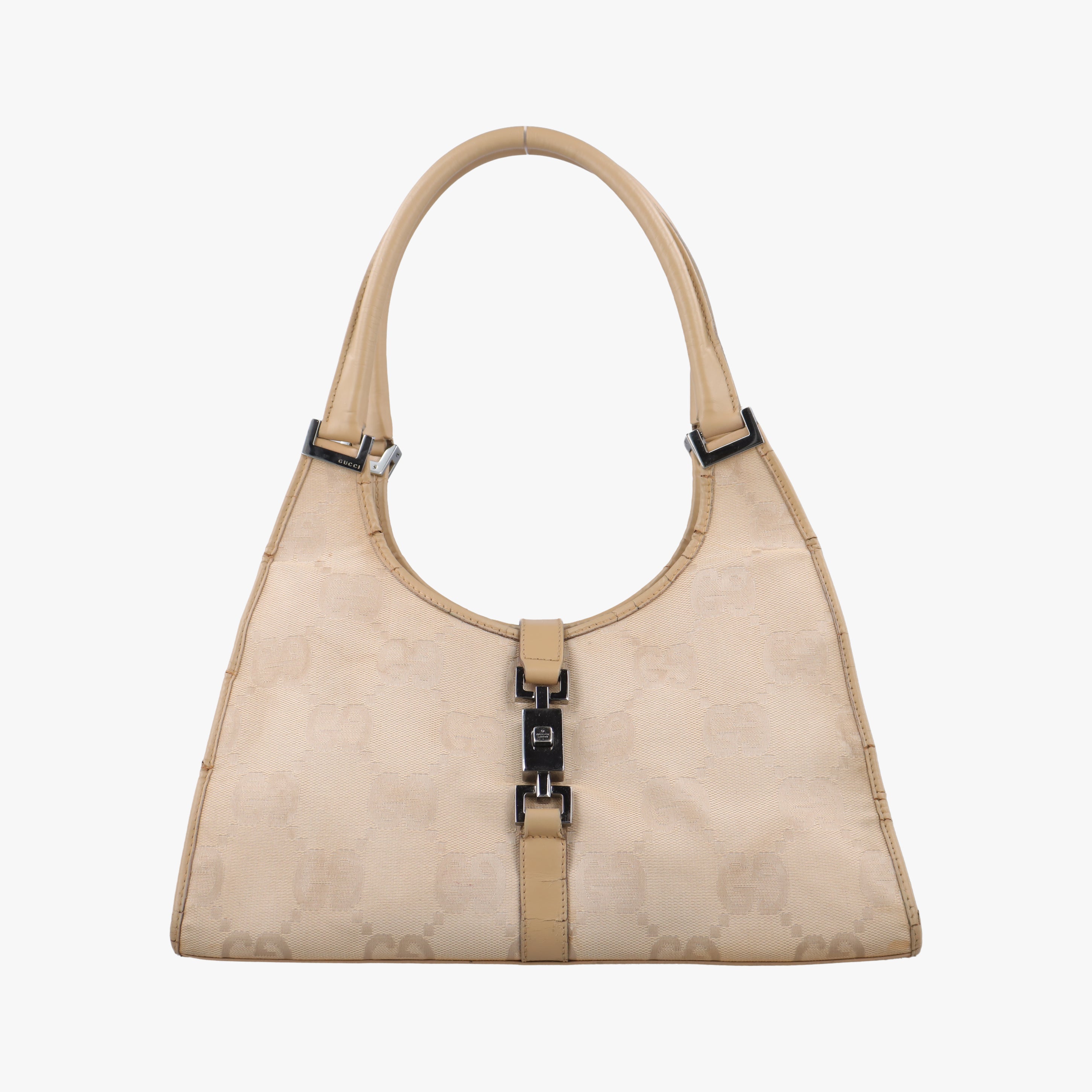 Vintage Gucci Jackie Beige canvas 002.10 handbag | stylenewstar