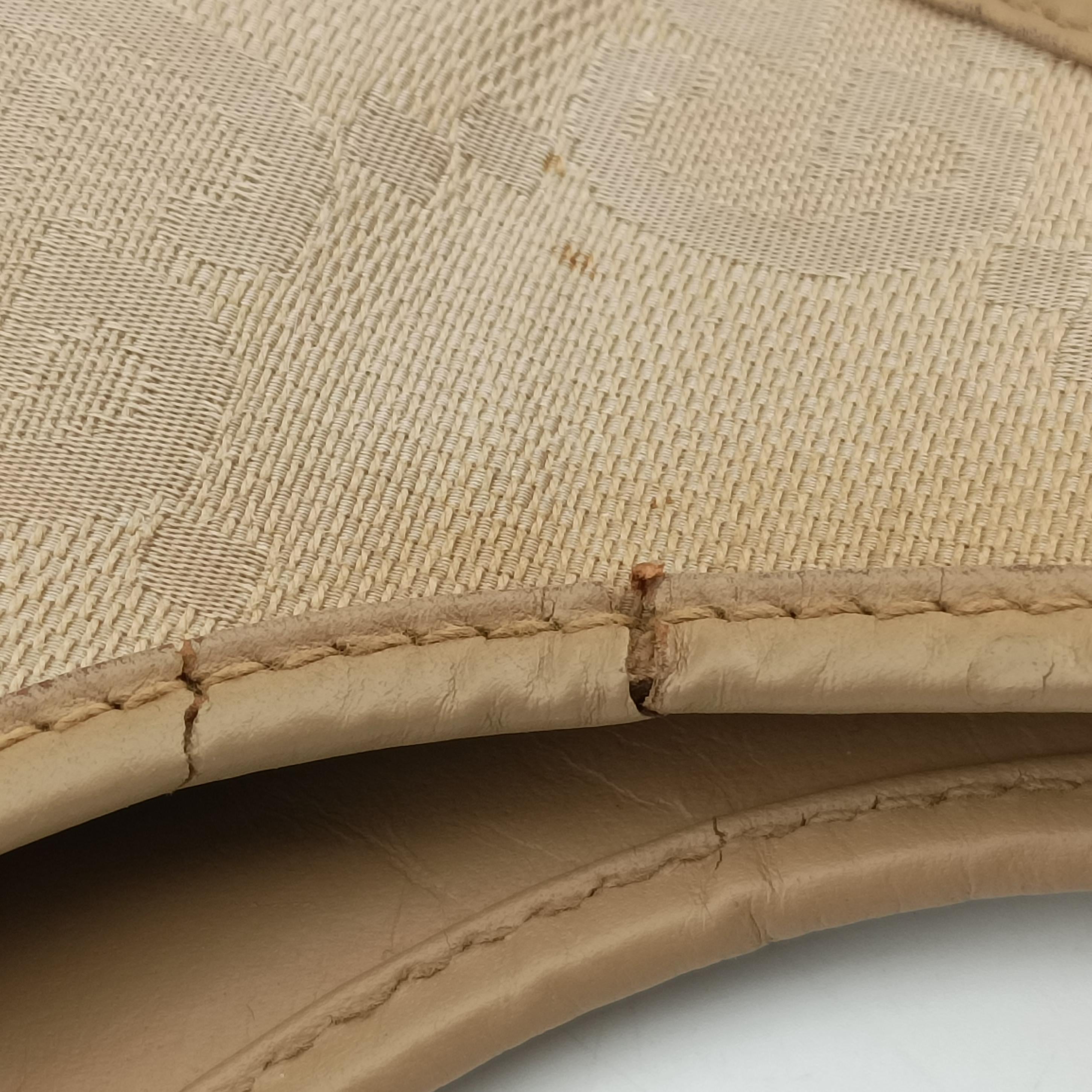 Vintage Gucci Jackie Beige canvas 002.10 handbag | stylenewstar