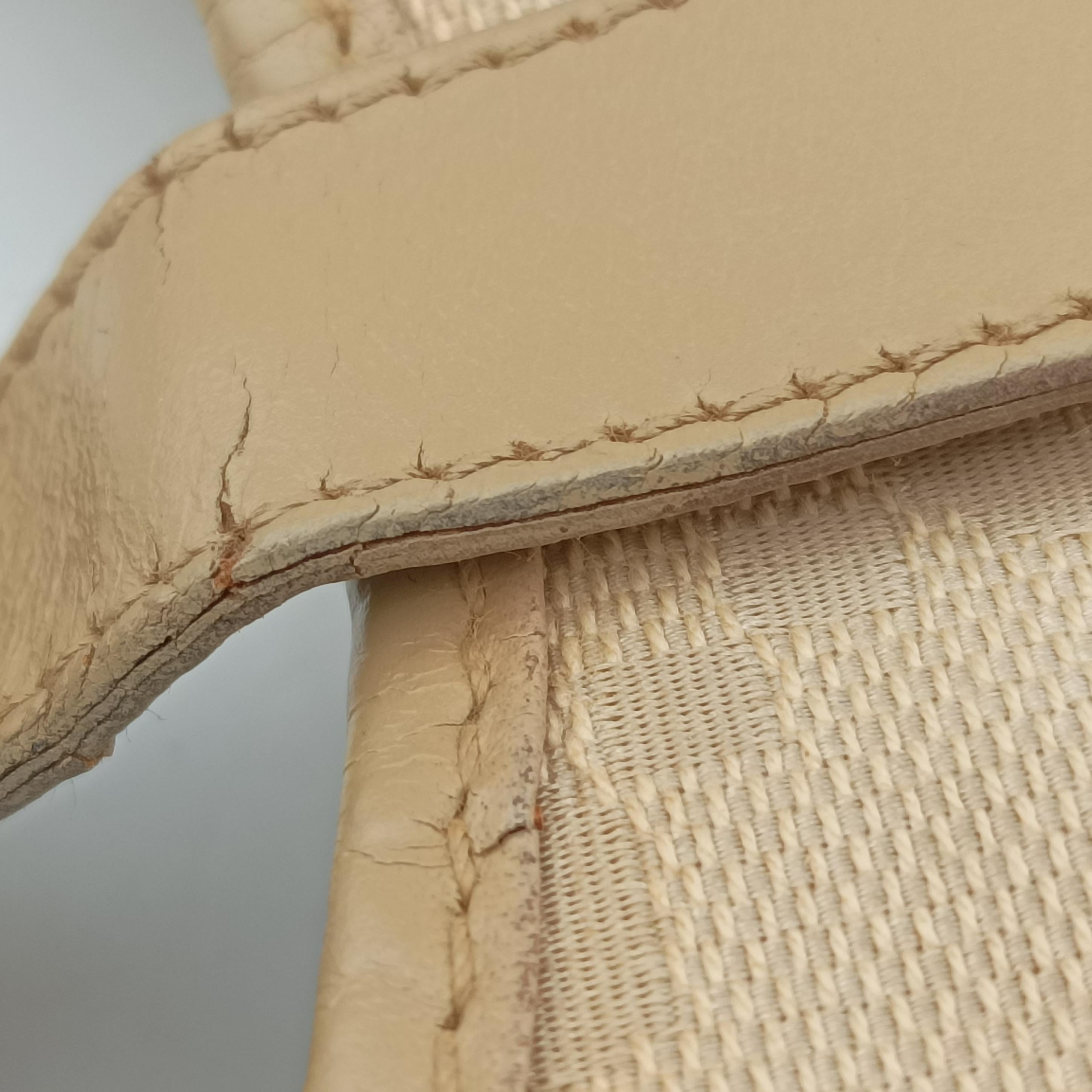 Vintage Gucci Jackie Beige canvas 002.10 handbag | stylenewstar