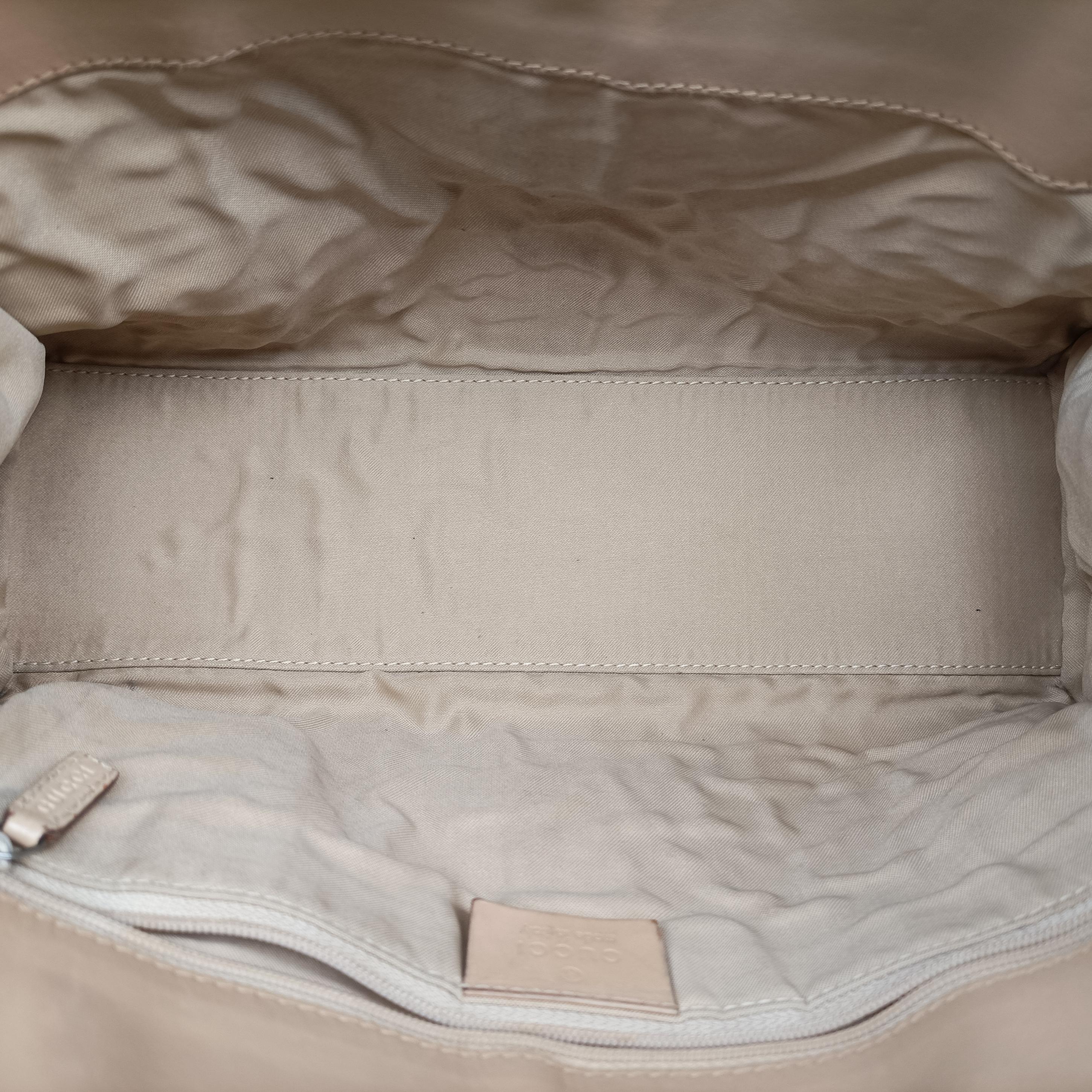 Vintage Gucci Jackie Beige canvas 002.10 handbag | stylenewstar