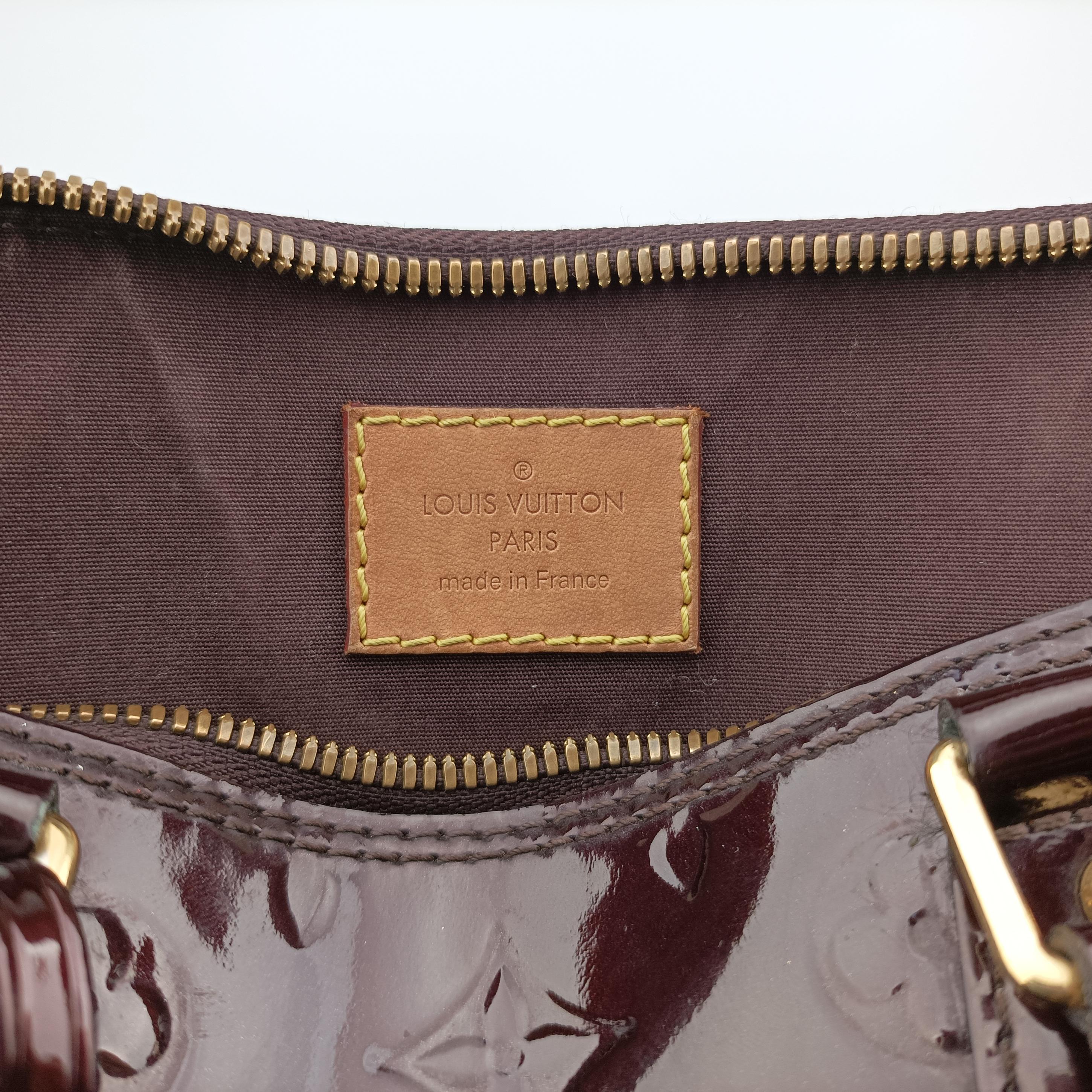 Pre-owned Louis Vuitton Alma PM Amarante Vernis M91611 handbag | stylenewstar