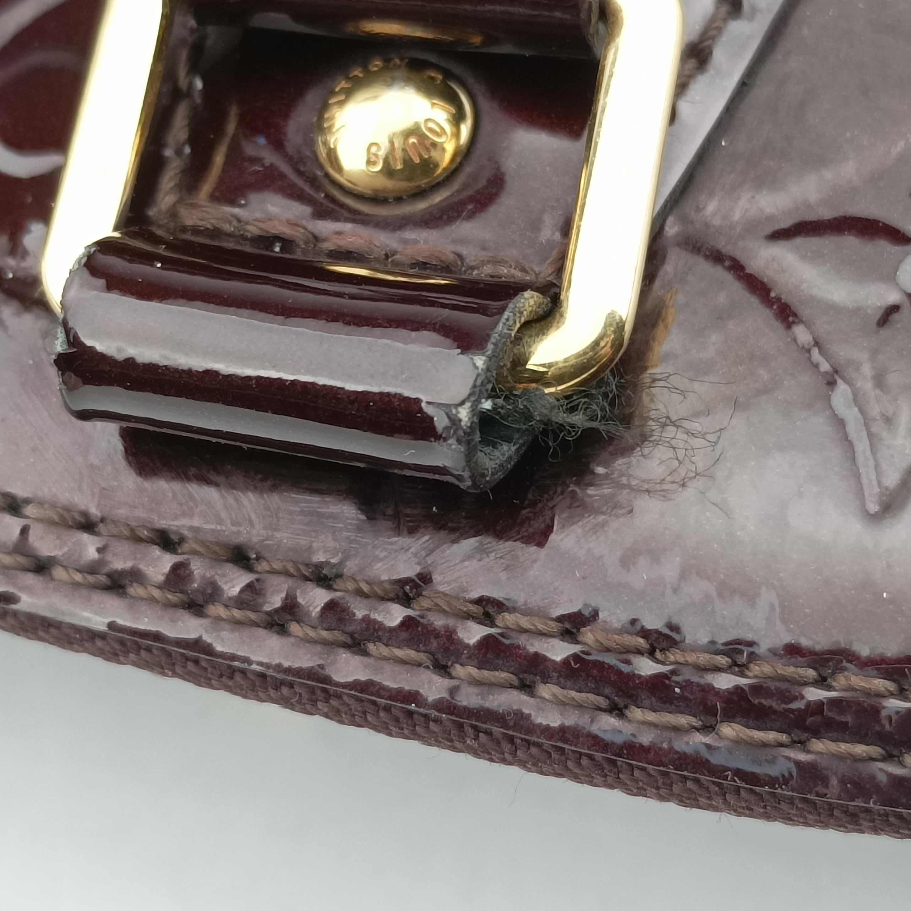 Pre-owned Louis Vuitton Alma PM Amarante Vernis M91611 handbag | stylenewstar