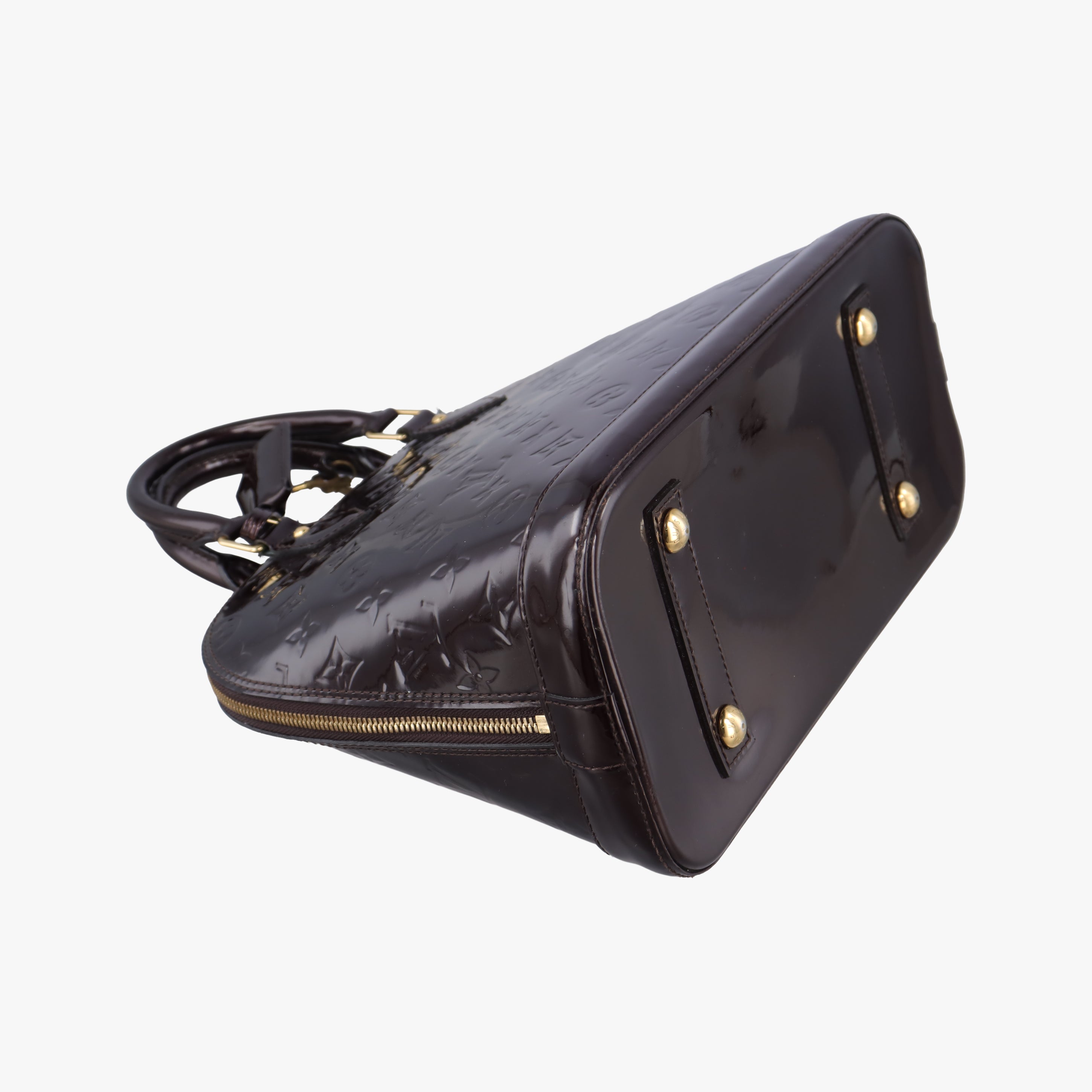 Pre-owned Louis Vuitton Alma PM Amarante Vernis M91611 handbag | stylenewstar
