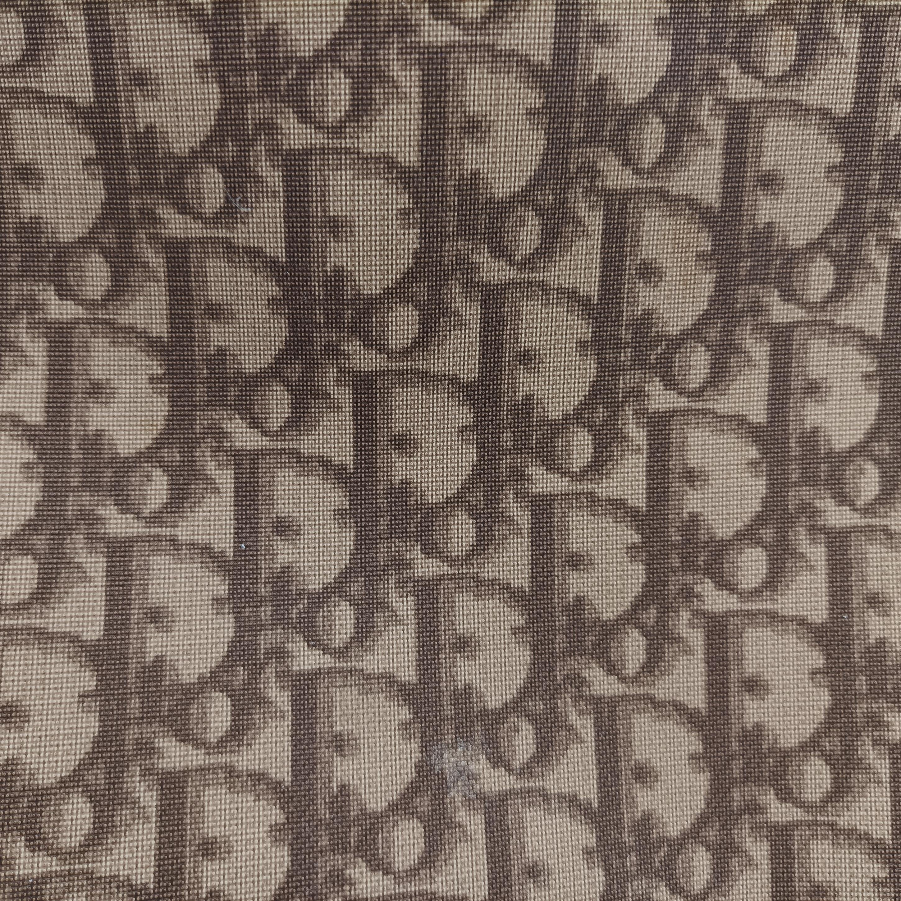 Pre-owned Christian Dior Raster Line beige×Multicolour Canvas  shoulderbag | stylenewstar