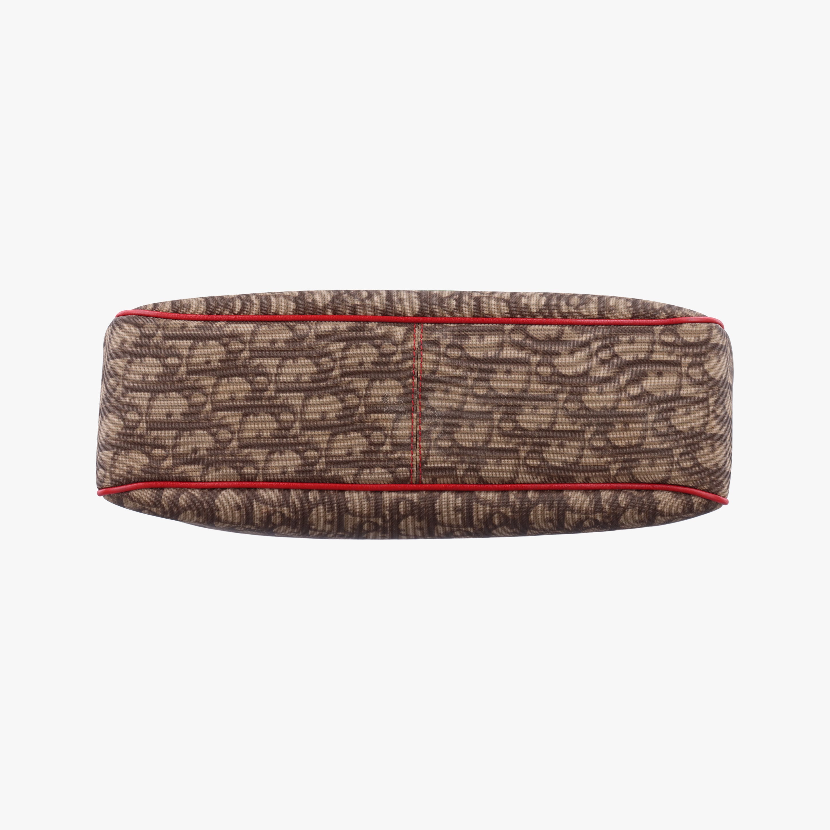 Pre-owned Christian Dior Raster Line beige×Multicolour Canvas  shoulderbag | stylenewstar