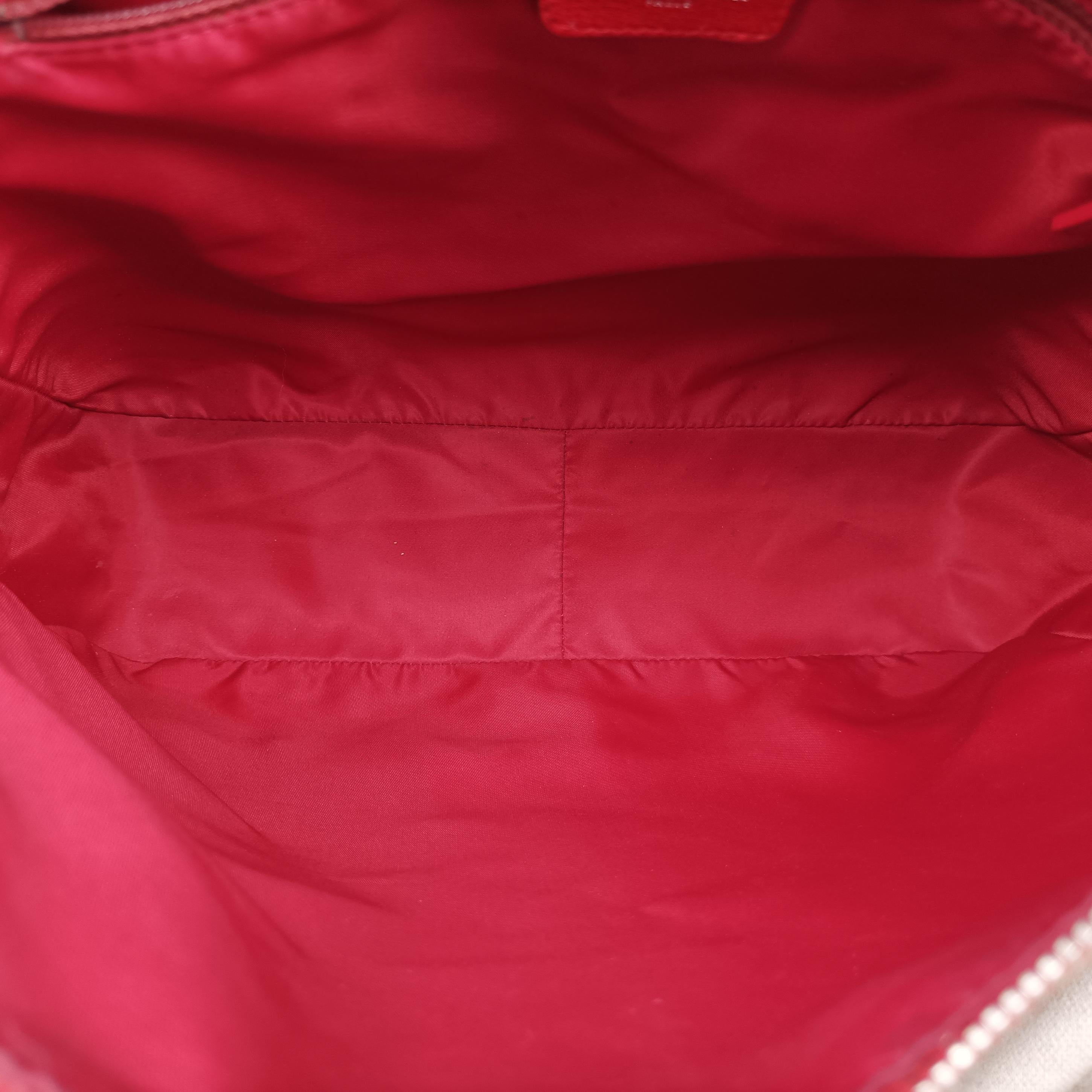 Pre-owned Christian Dior Raster Line beige×Multicolour Canvas  shoulderbag | stylenewstar