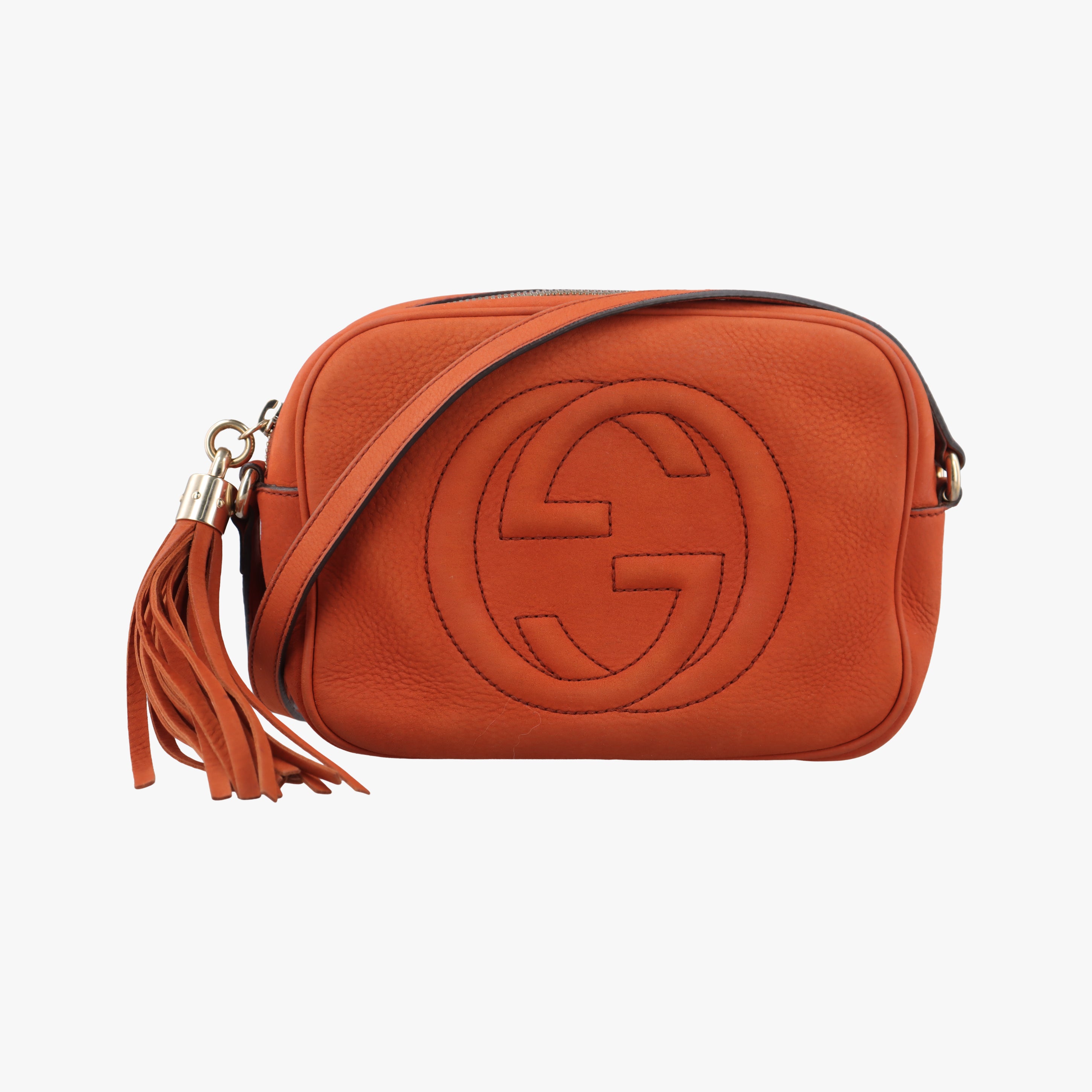 Vintage Gucci Soho Orange Suede 308364 shoulderbag | stylenewstar