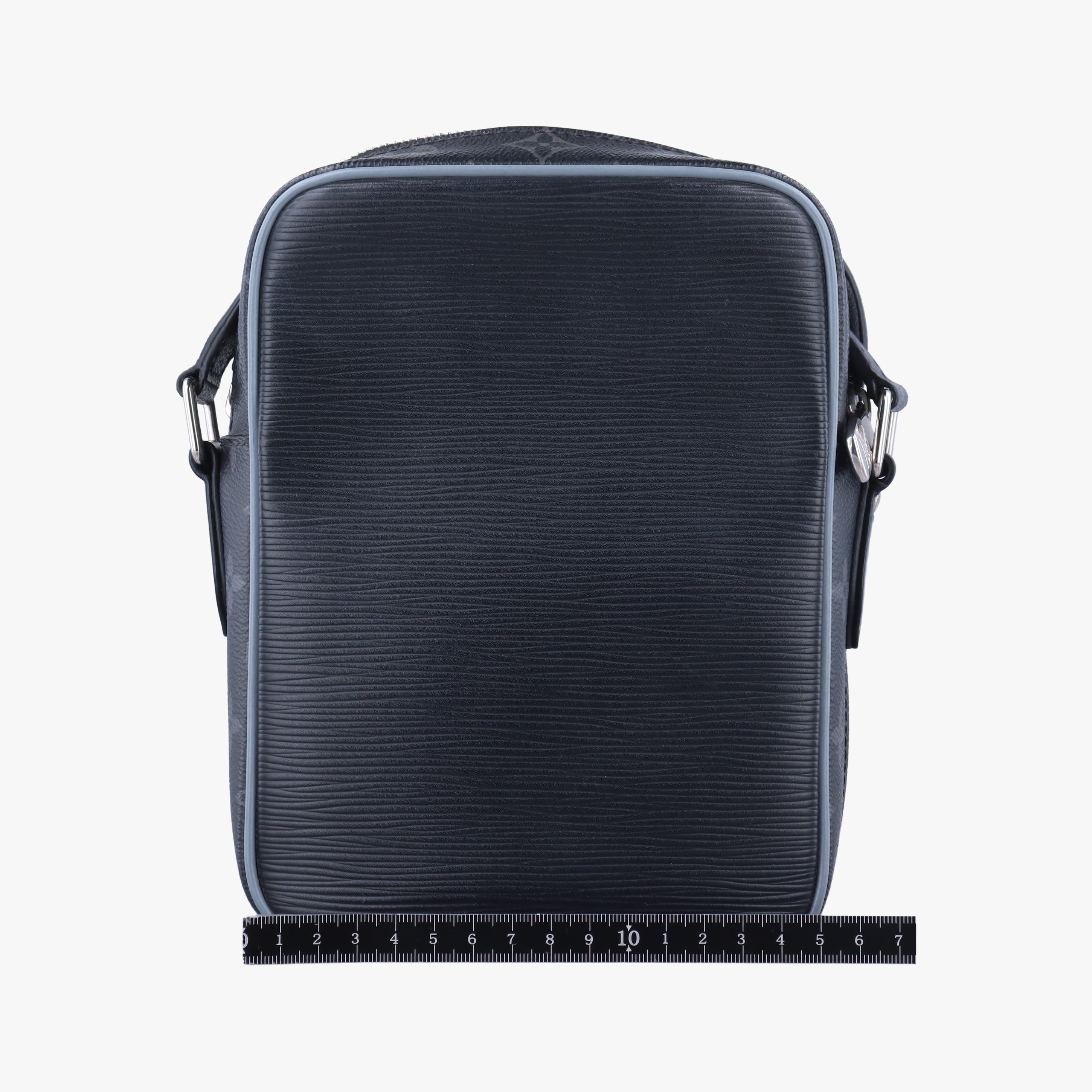 Pre-owned Louis Vuitton Danube Slim PＭ BLACK×BLUE Epi×Monogram Eclipse M53421 shoulderbag | stylenewstar