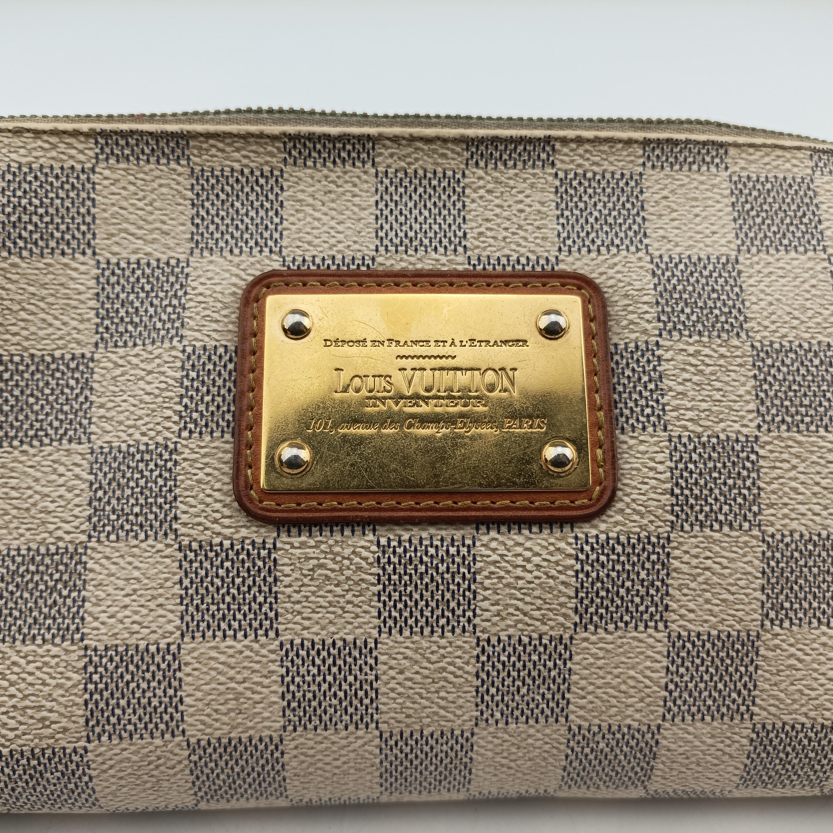 Pre-owned Louis Vuitton EVA Azur Damier Canvas N55214 shoulderbag | stylenewstar