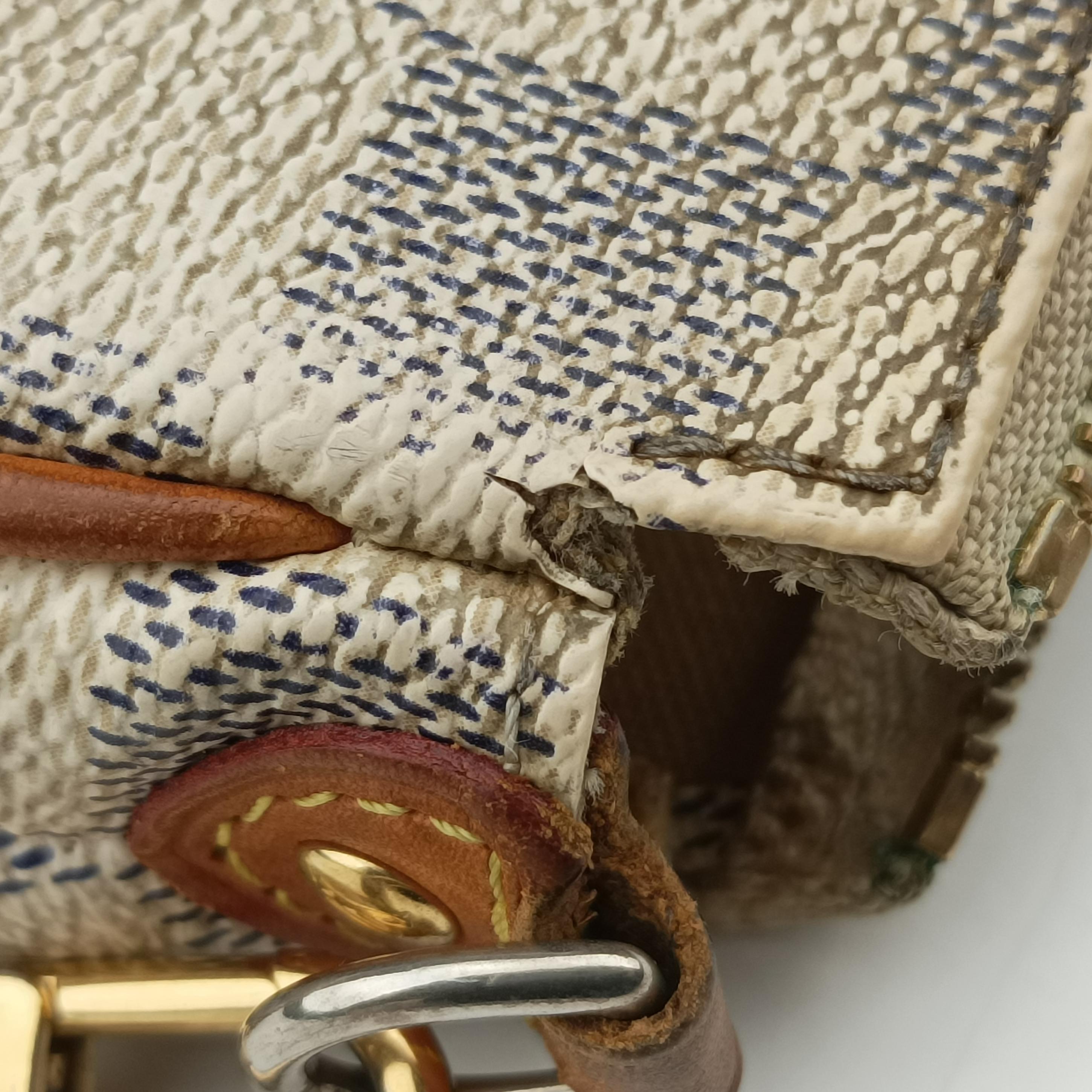 Pre-owned Louis Vuitton EVA Azur Damier Canvas N55214 shoulderbag | stylenewstar