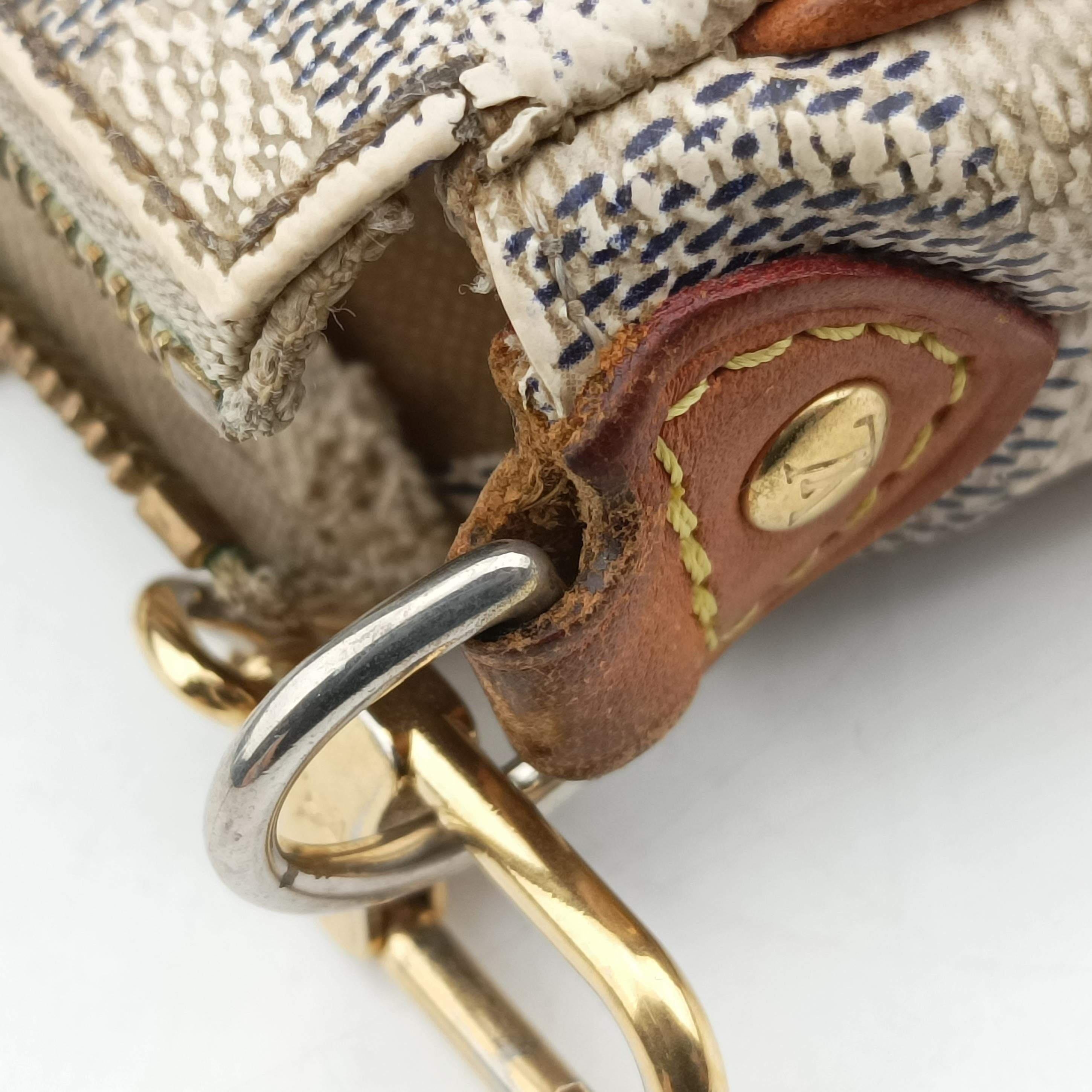 Pre-owned Louis Vuitton EVA Azur Damier Canvas N55214 shoulderbag | stylenewstar