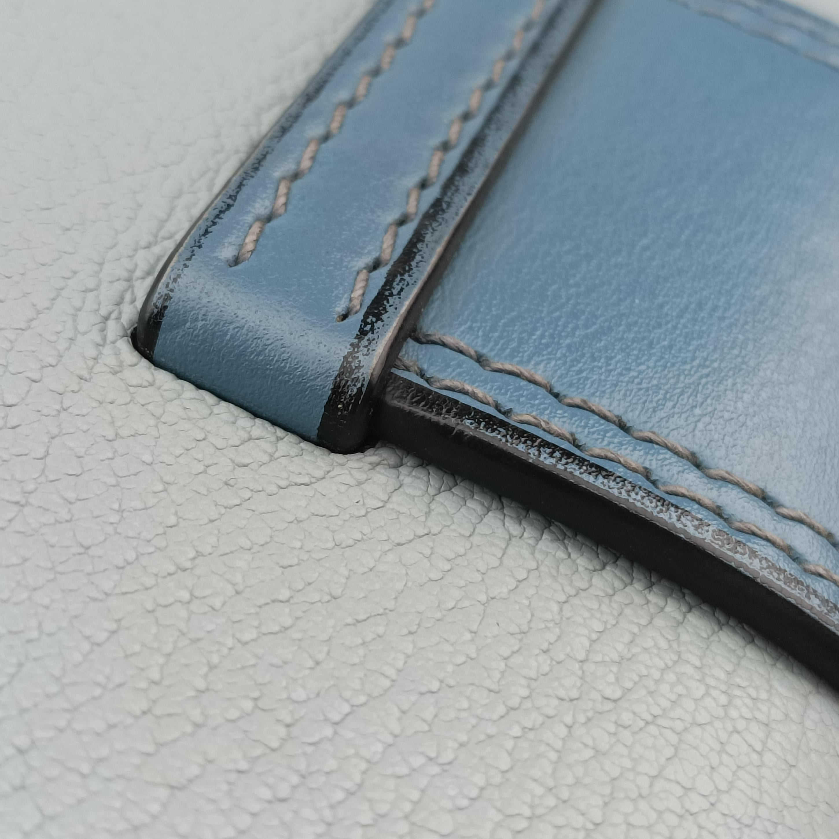 Pre-owned Miu Miu Miu Lady Blue×multiclor Leather  shoulderbag | stylenewstar