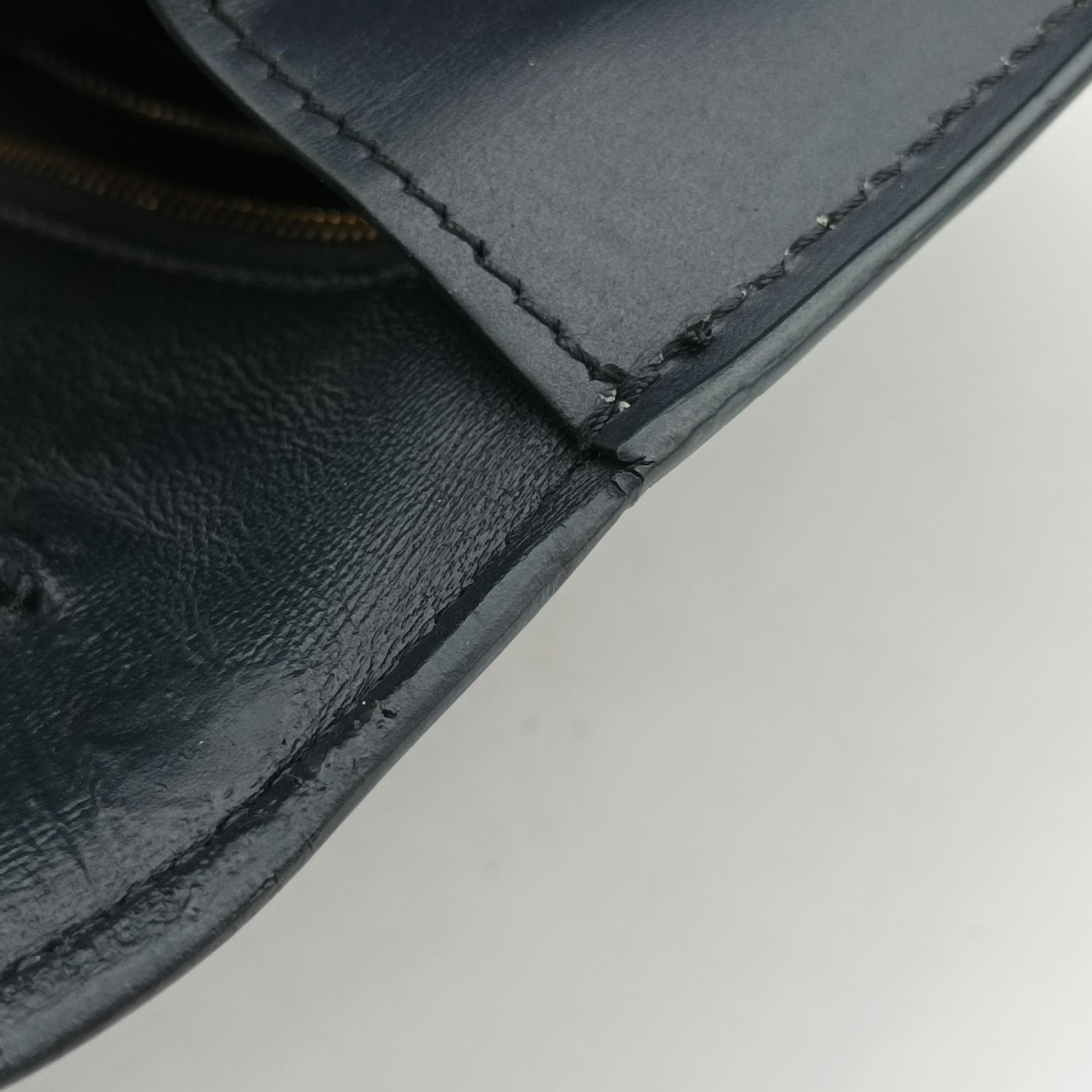 Pre-owned Celine CLASSIC Navy Leather  shoulderbag | stylenewstar