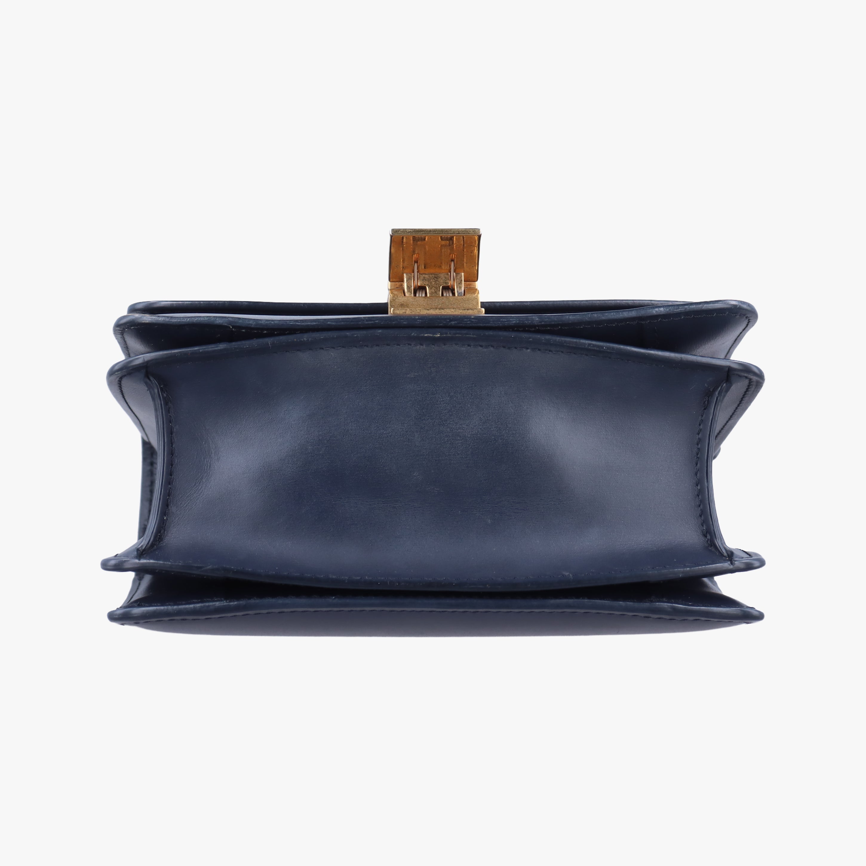 Pre-owned Celine CLASSIC Navy Leather  shoulderbag | stylenewstar