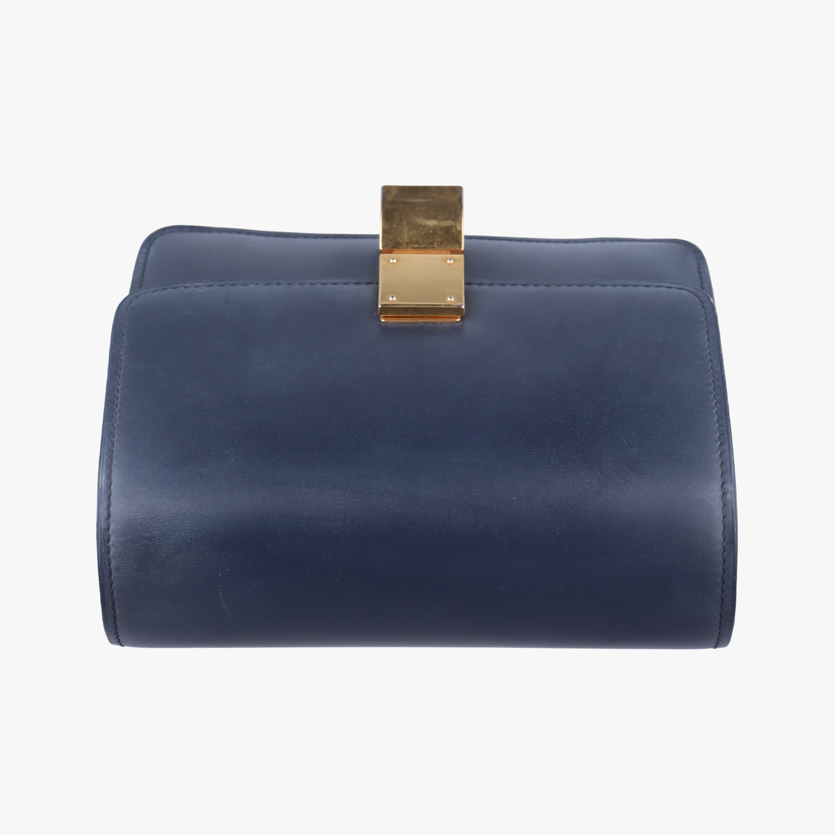 Pre-owned Celine CLASSIC Navy Leather  shoulderbag | stylenewstar