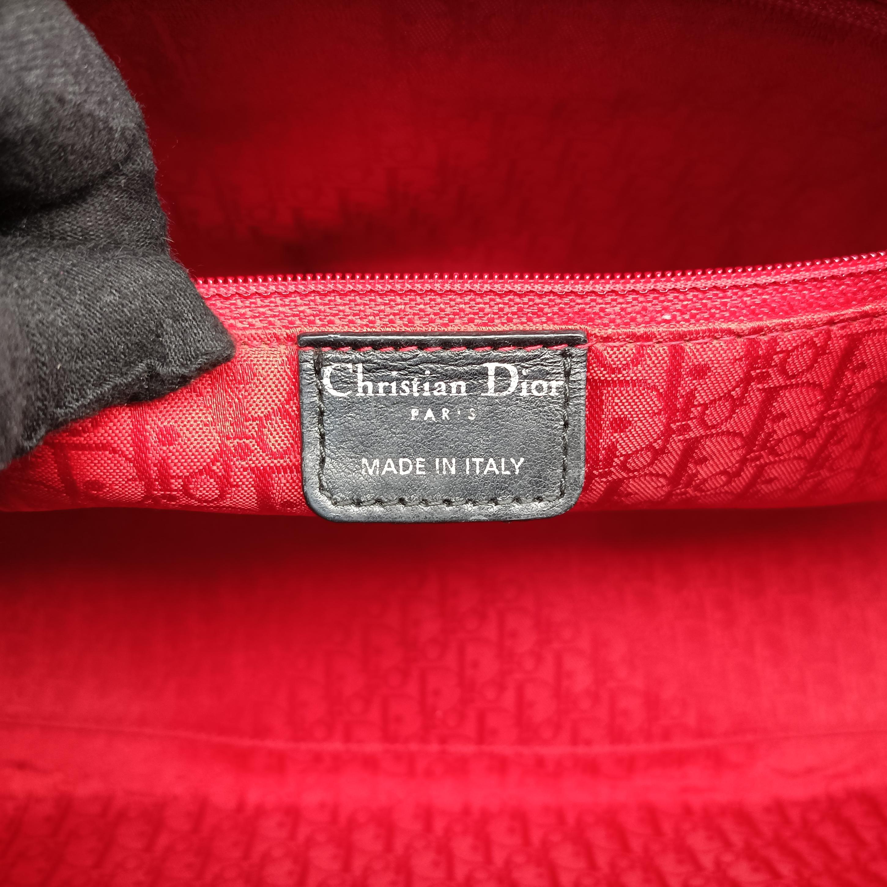 Secondhand Christian Dior Lady Dior Black lambskin  handbag | stylenewstar