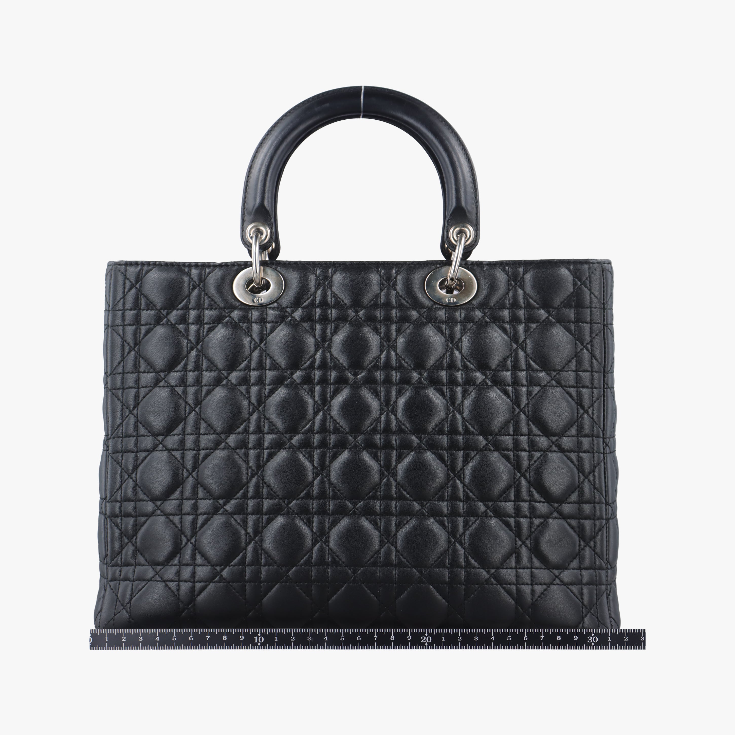 Secondhand Christian Dior Lady Dior Black lambskin  handbag | stylenewstar