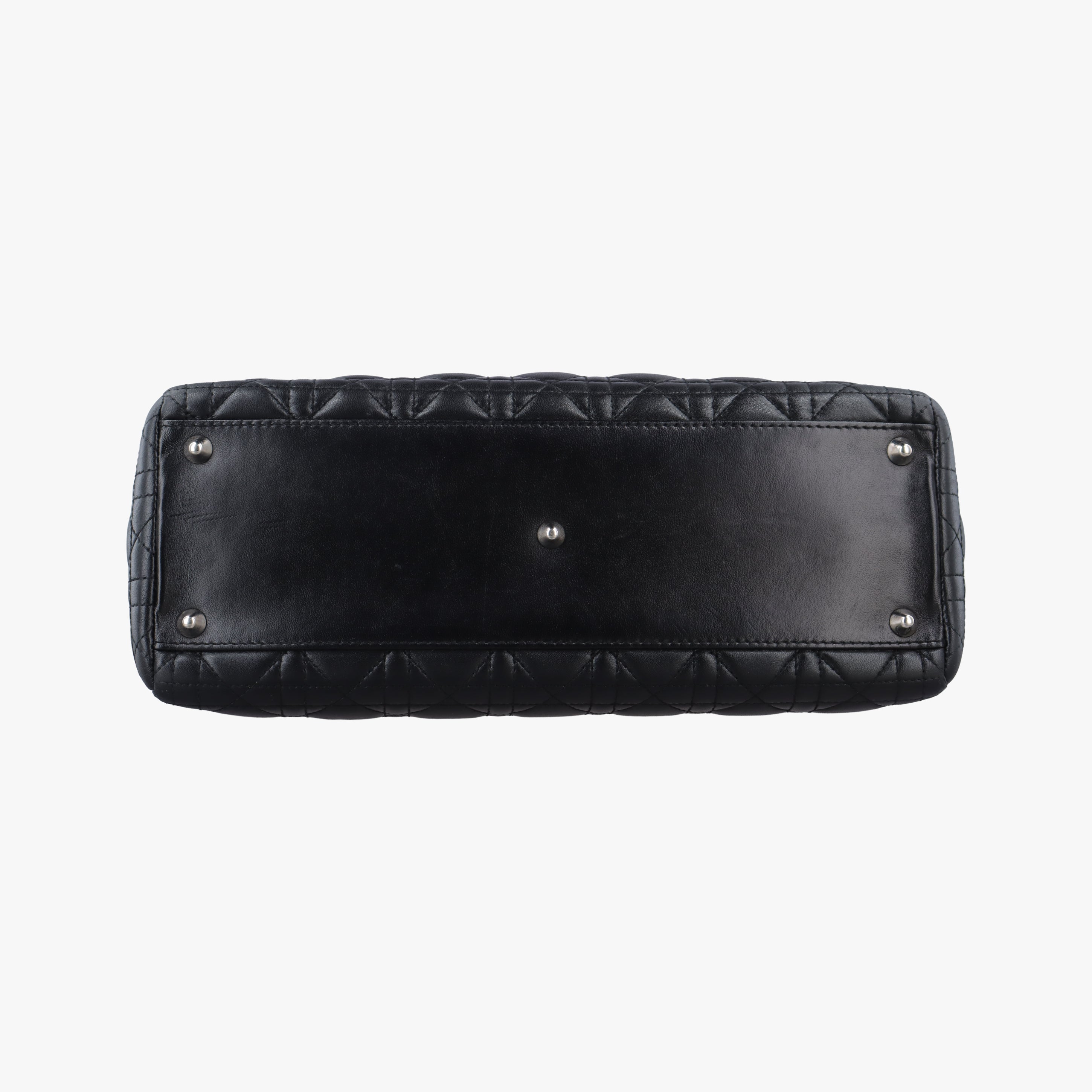 Secondhand Christian Dior Lady Dior Black lambskin  handbag | stylenewstar