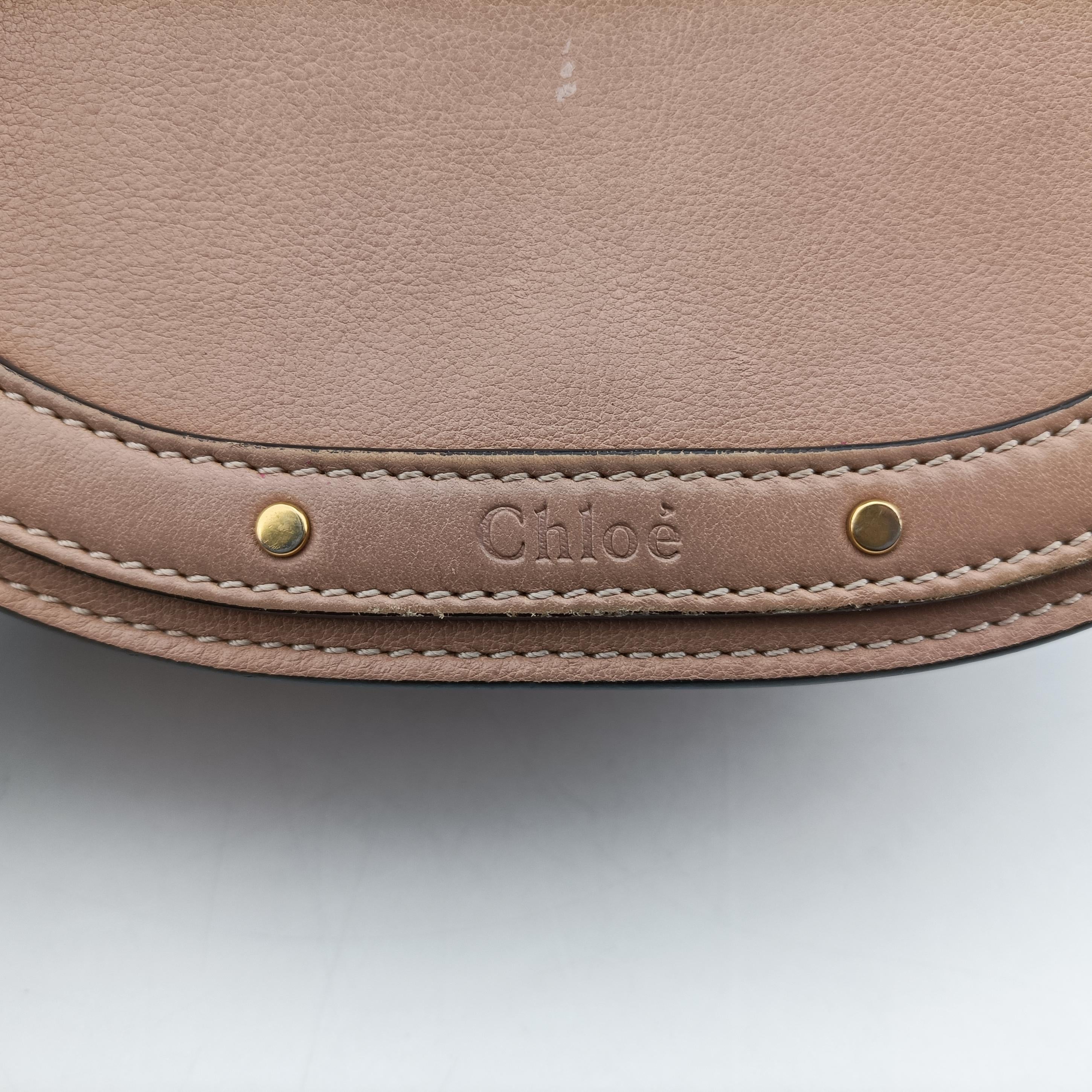 Secondhand Chloe Bracelet Nile Beige Leather  shoulderbag | stylenewstar